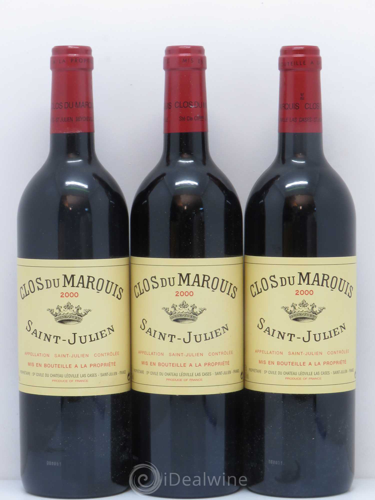 Clos du Marquis 2000 - Lot de 12 bouteilles - 3