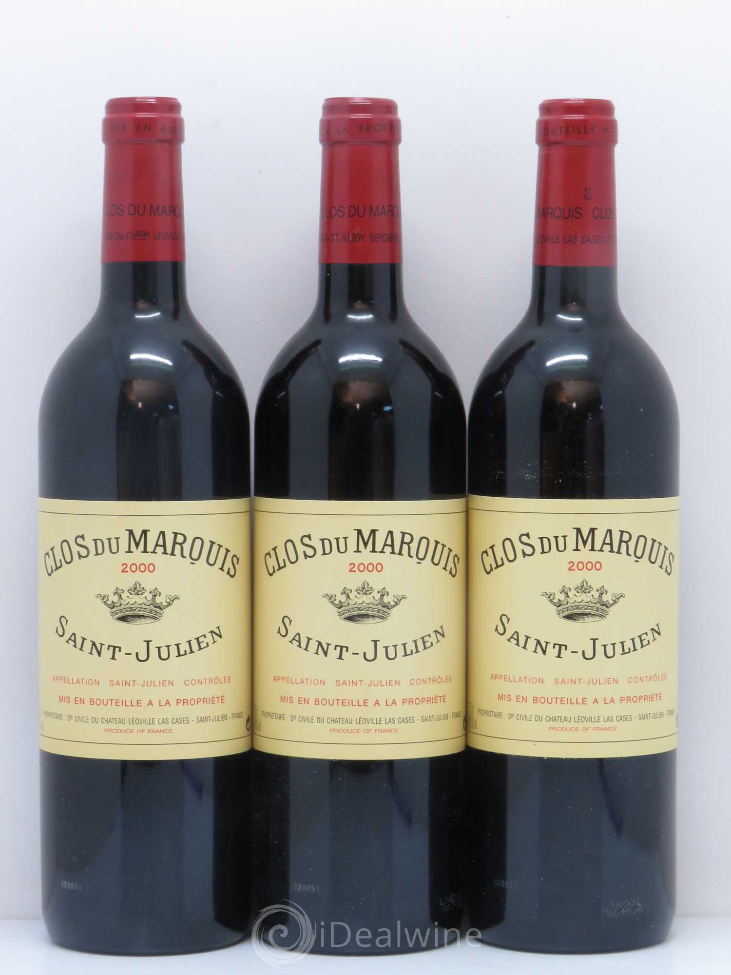 Clos du Marquis 2000 - Lot de 12 bouteilles - 3