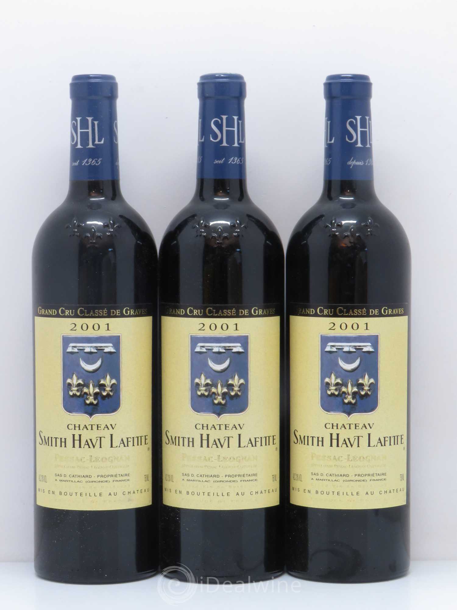 Château Smith Haut Lafitte Cru Classé de Graves 2001 - Lot de 12 bouteilles - 1