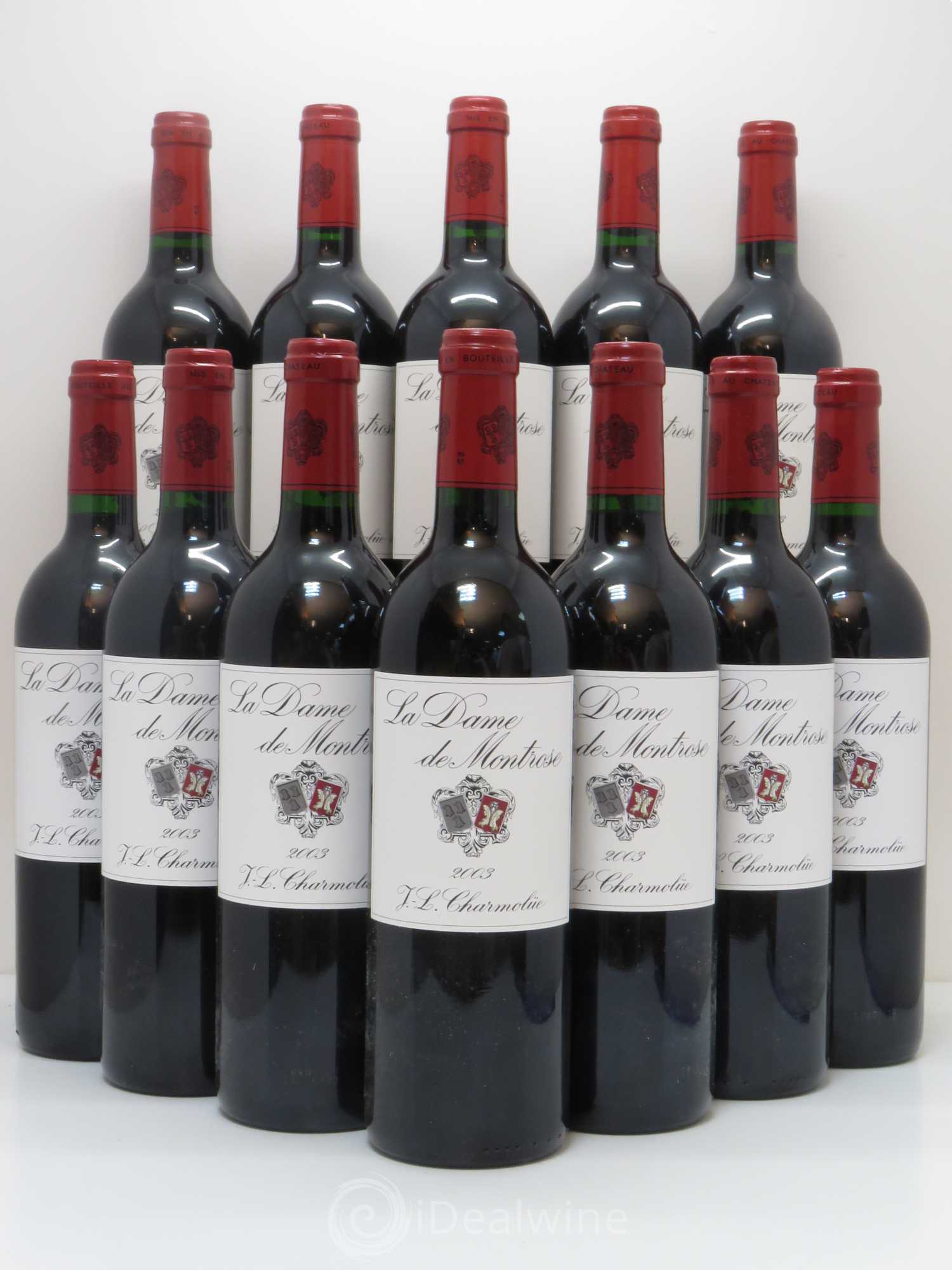 La Dame de Montrose Second Vin 2003 - Lot de 12 bouteilles - 0