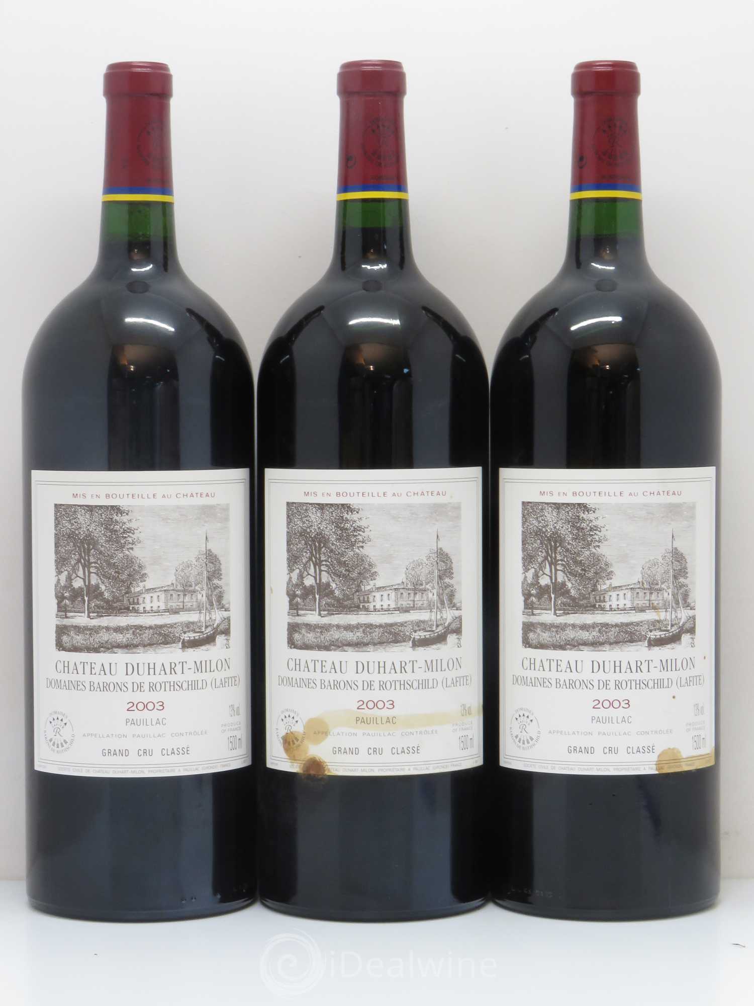 Château Duhart-Milon 4ème Grand Cru Classé 2003 - Lot de 6 magnums - 2