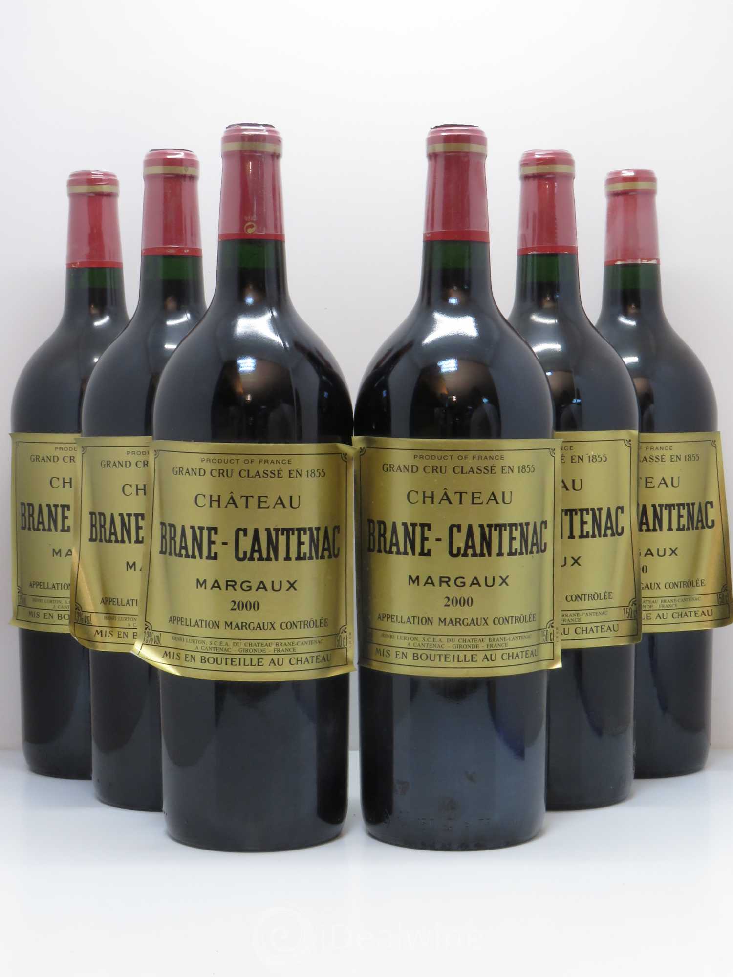 Château Brane Cantenac 2ème Grand Cru Classé 2000 - Lot de 6 magnums - 0