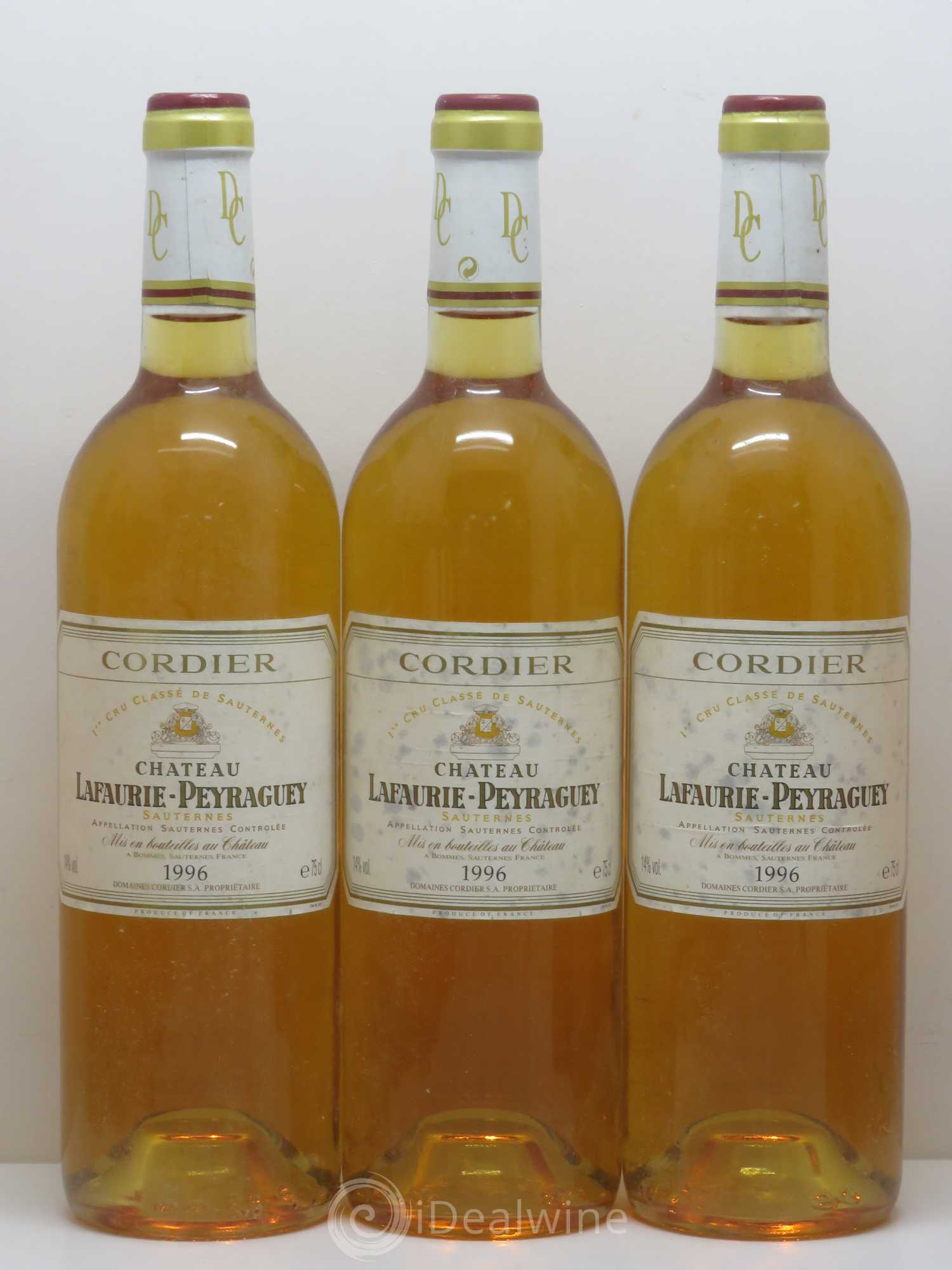 Château Lafaurie-Peyraguey 1er Grand Cru Classé 1996 - Lotto di 12 bottiglie - 1