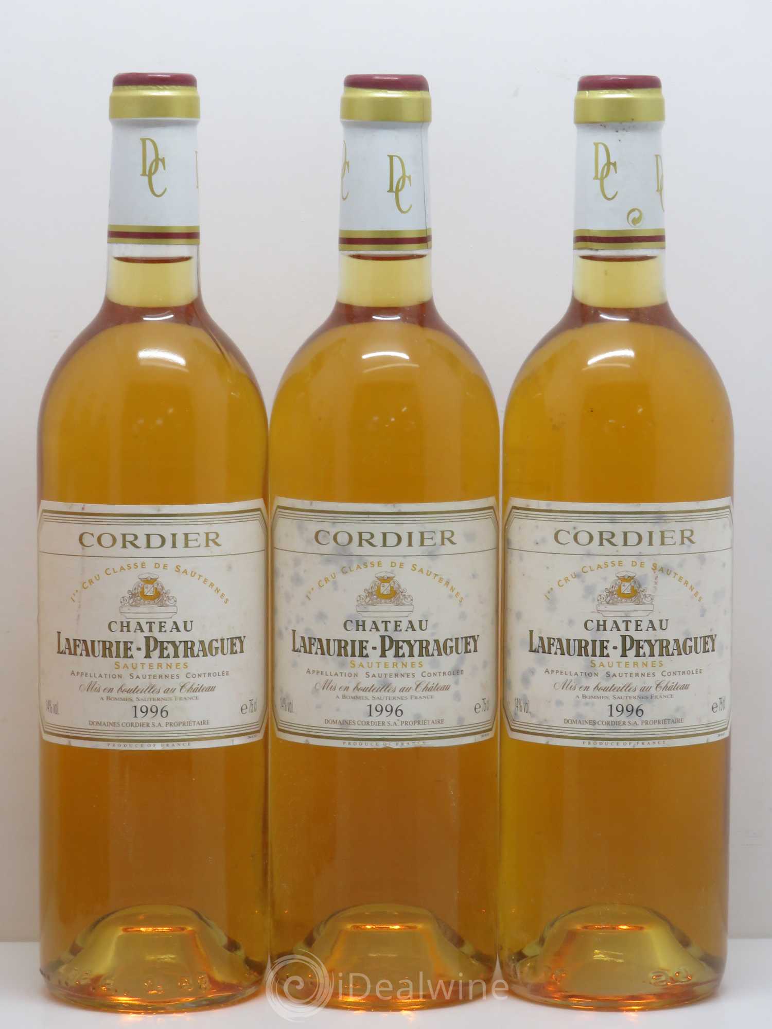 Château Lafaurie-Peyraguey 1er Grand Cru Classé 1996 - Lotto di 12 bottiglie - 3