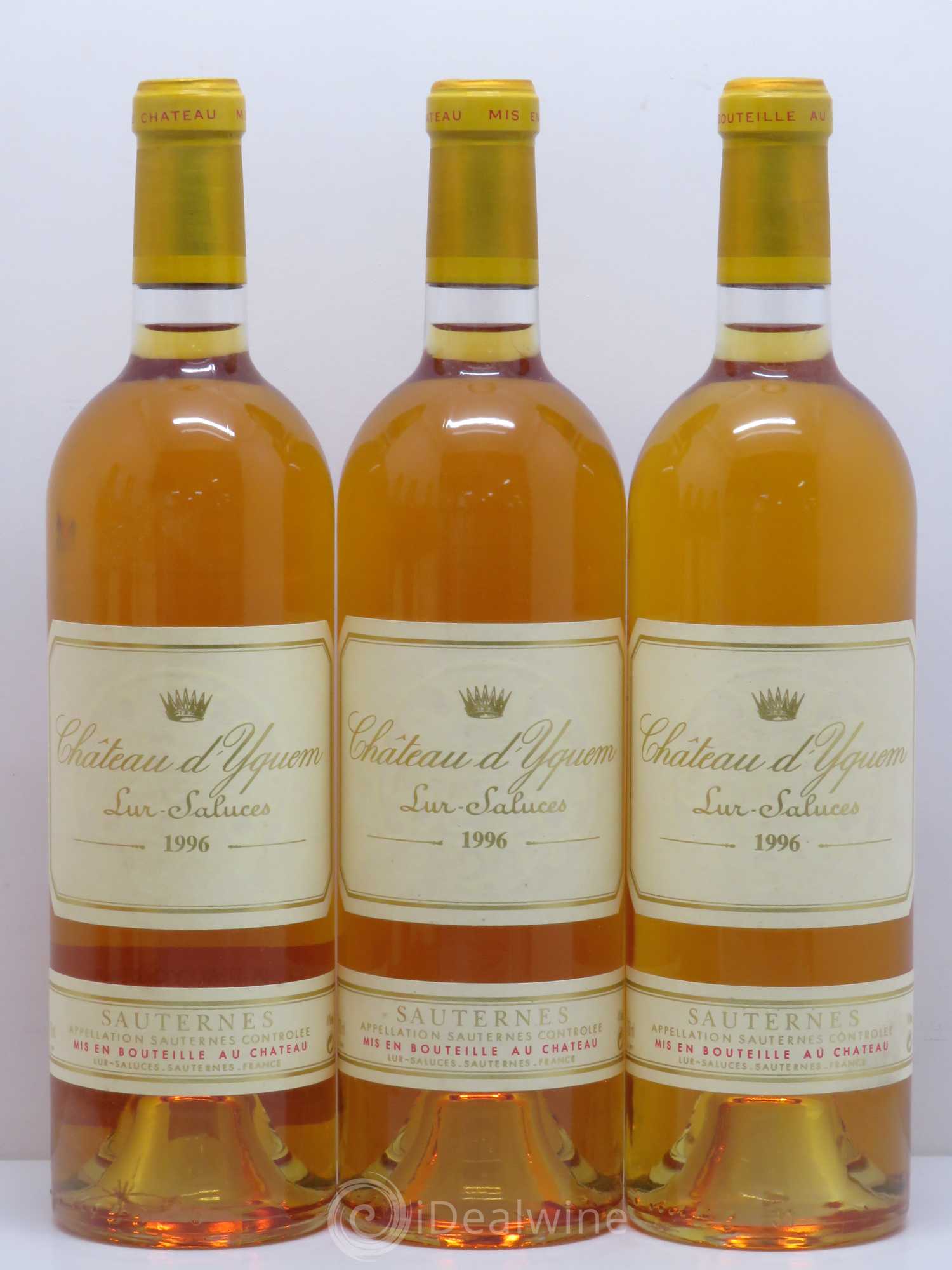 Château d' Yquem 1er Cru Classé Supérieur 1996 - Lotto di 6 bottiglie - 1