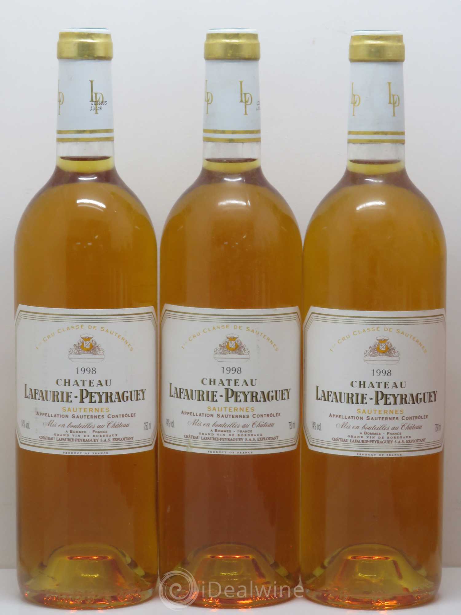 Château Lafaurie-Peyraguey 1er Grand Cru Classé 1998 - Lotto di 12 bottiglie - 2