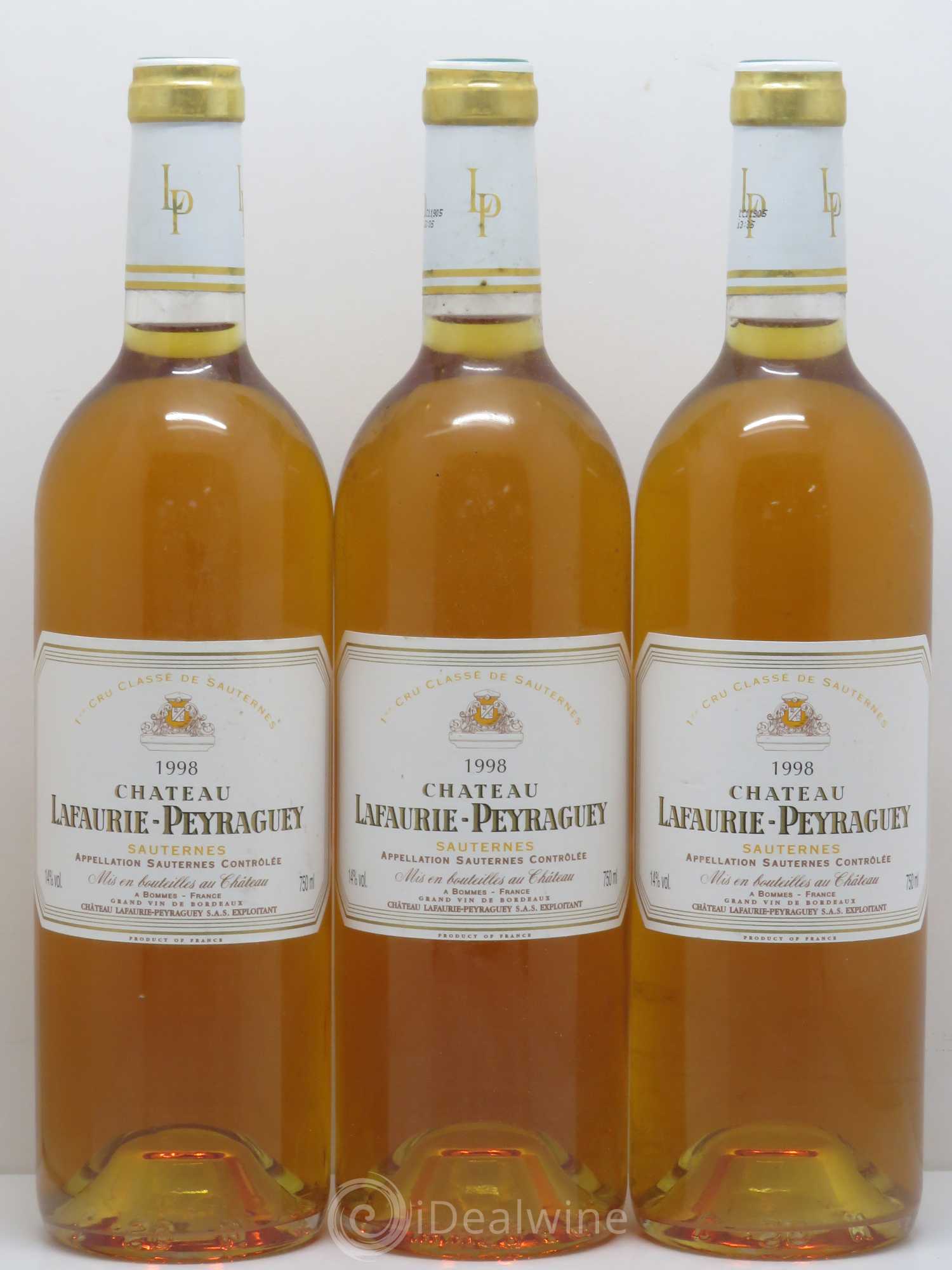 Château Lafaurie-Peyraguey 1er Grand Cru Classé 1998 - Lotto di 12 bottiglie - 4