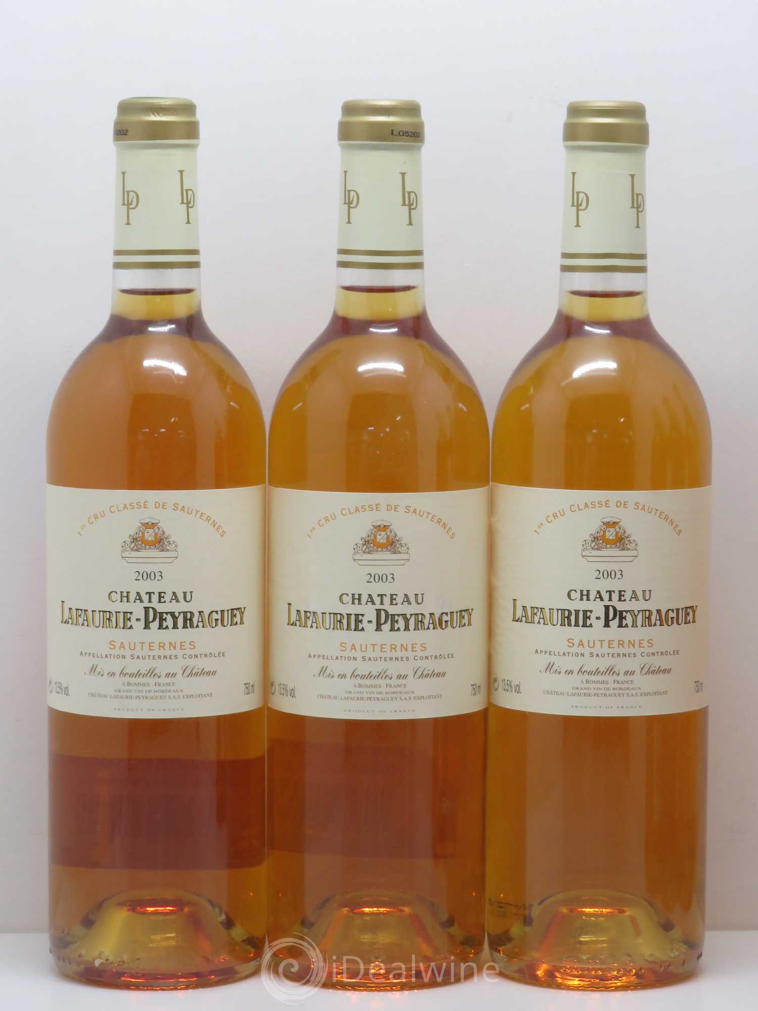 Château Lafaurie-Peyraguey 1er Grand Cru Classé 2003 - Lotto di 12 bottiglie - 3