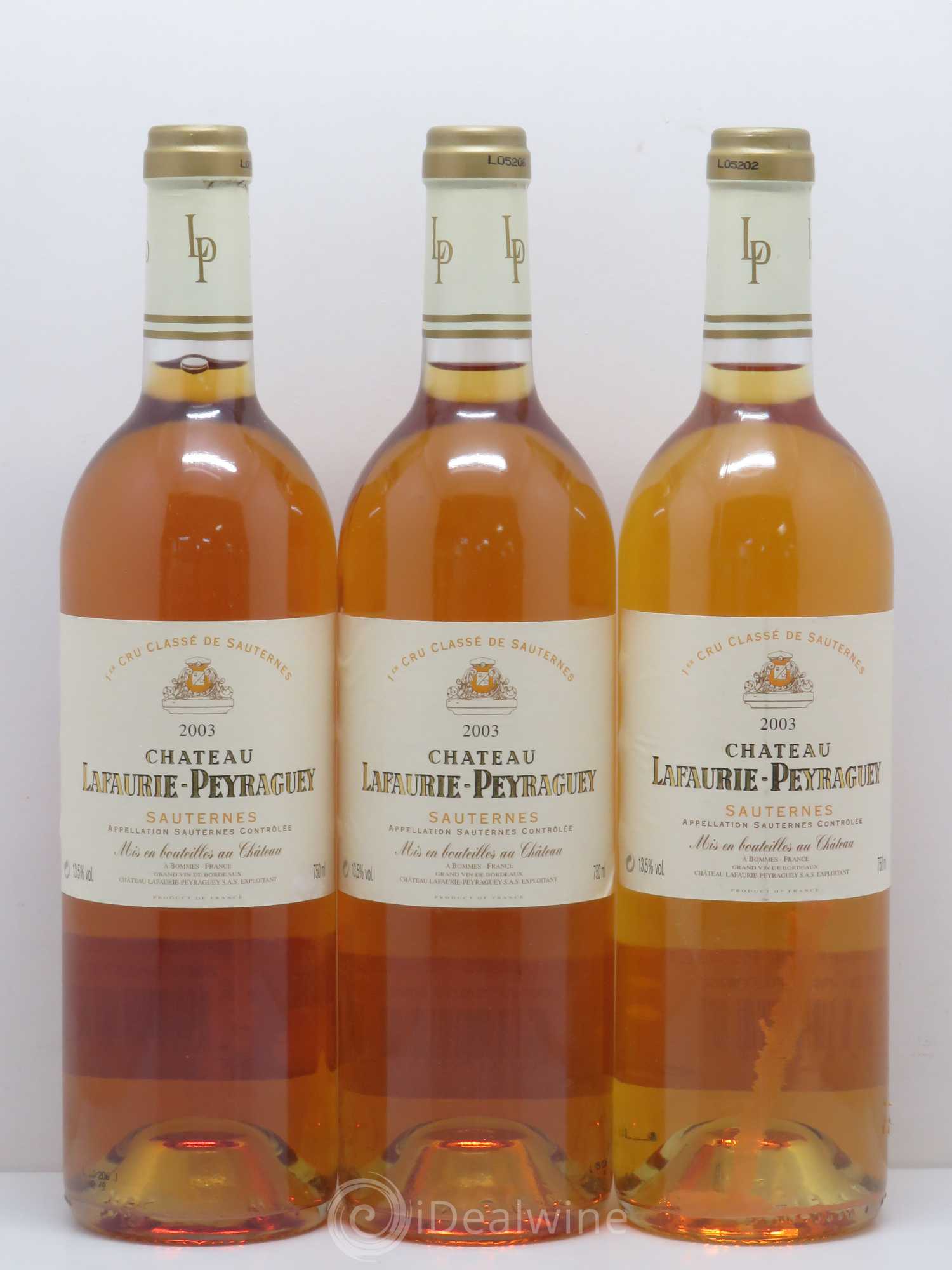 Château Lafaurie-Peyraguey 1er Grand Cru Classé 2003 - Lotto di 12 bottiglie - 4