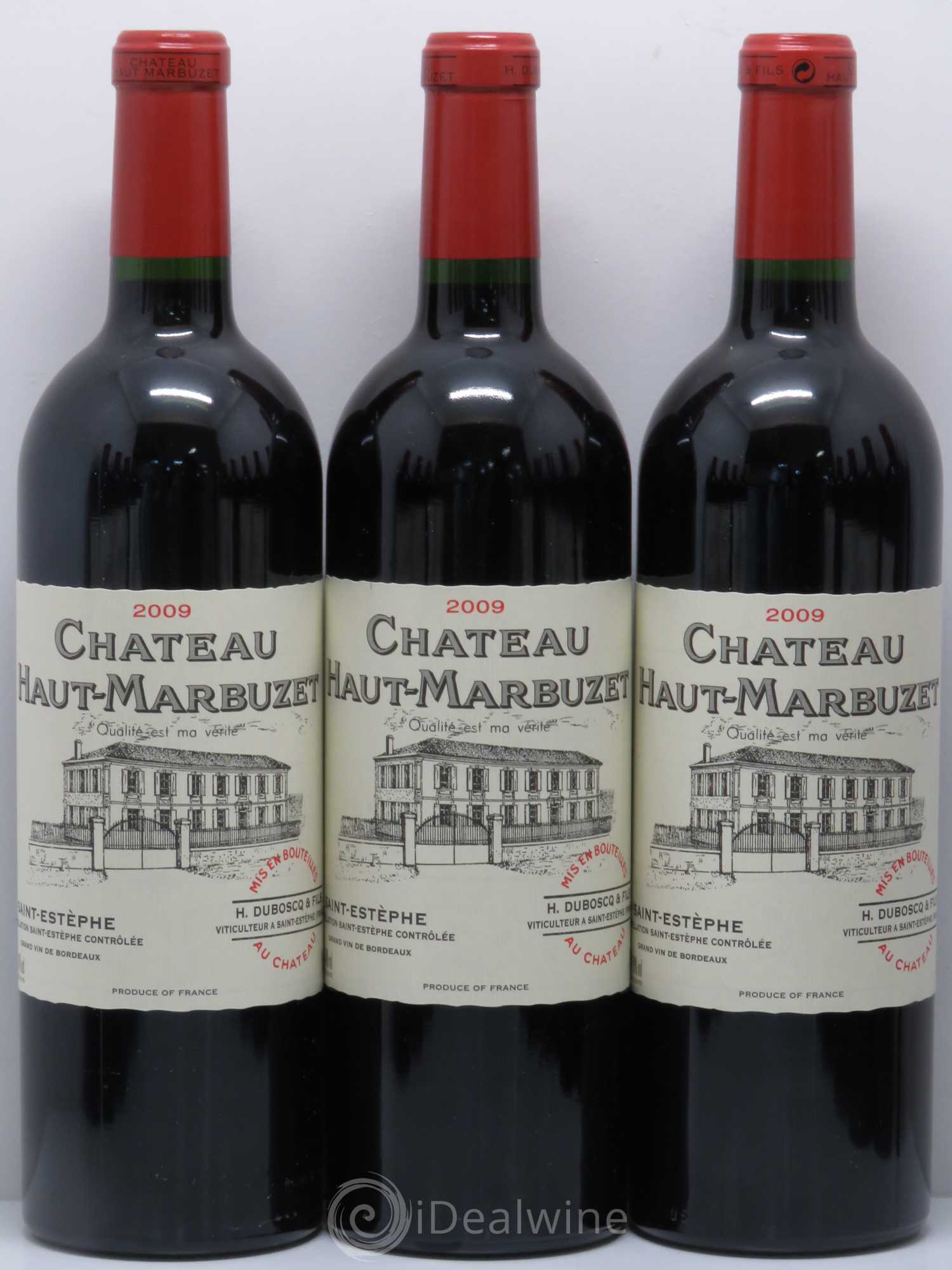 Château Haut Marbuzet 2009 - Lot de 12 bouteilles - 1
