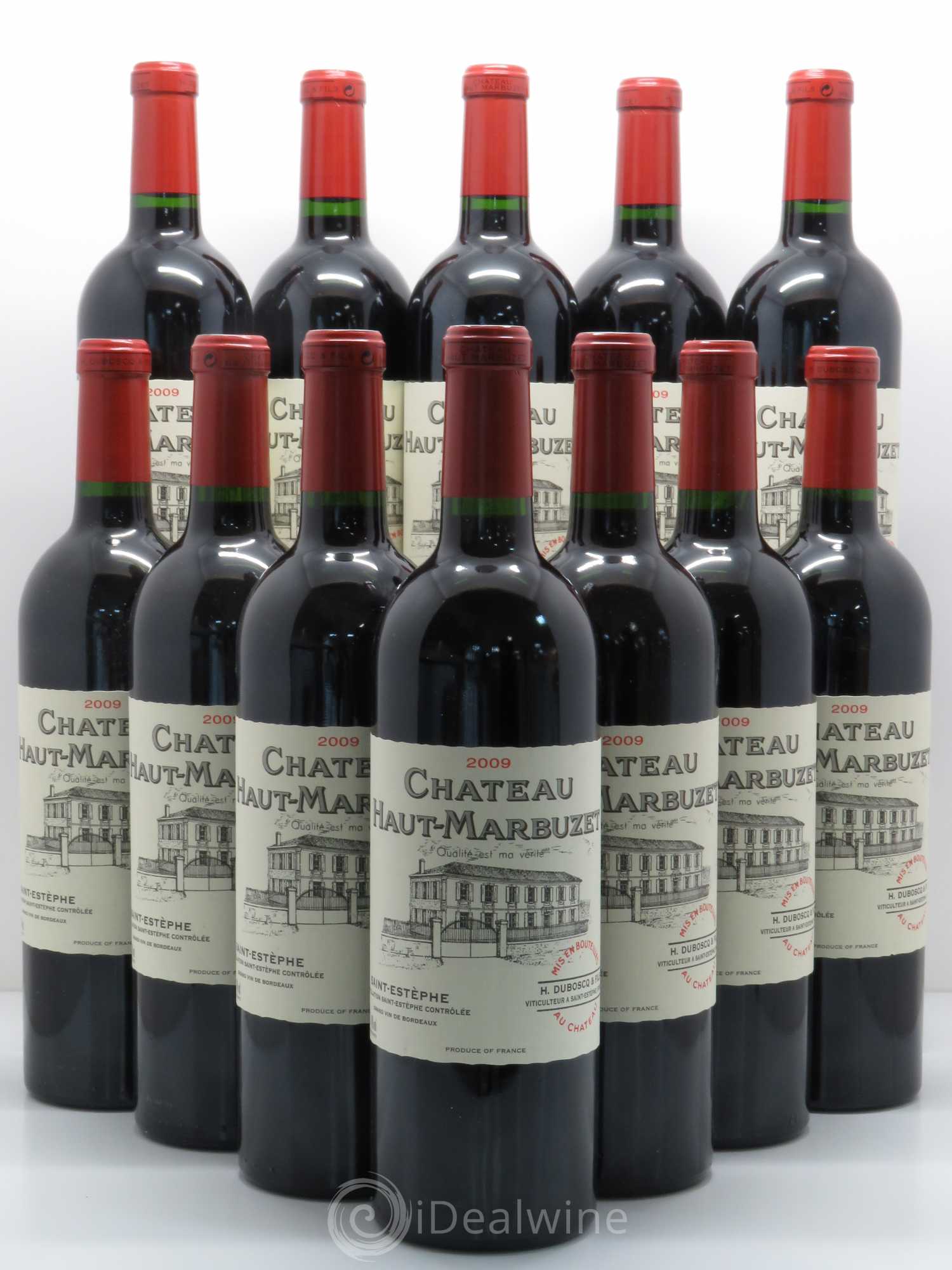 Château Haut Marbuzet 2009 - Lot de 12 bouteilles - 0