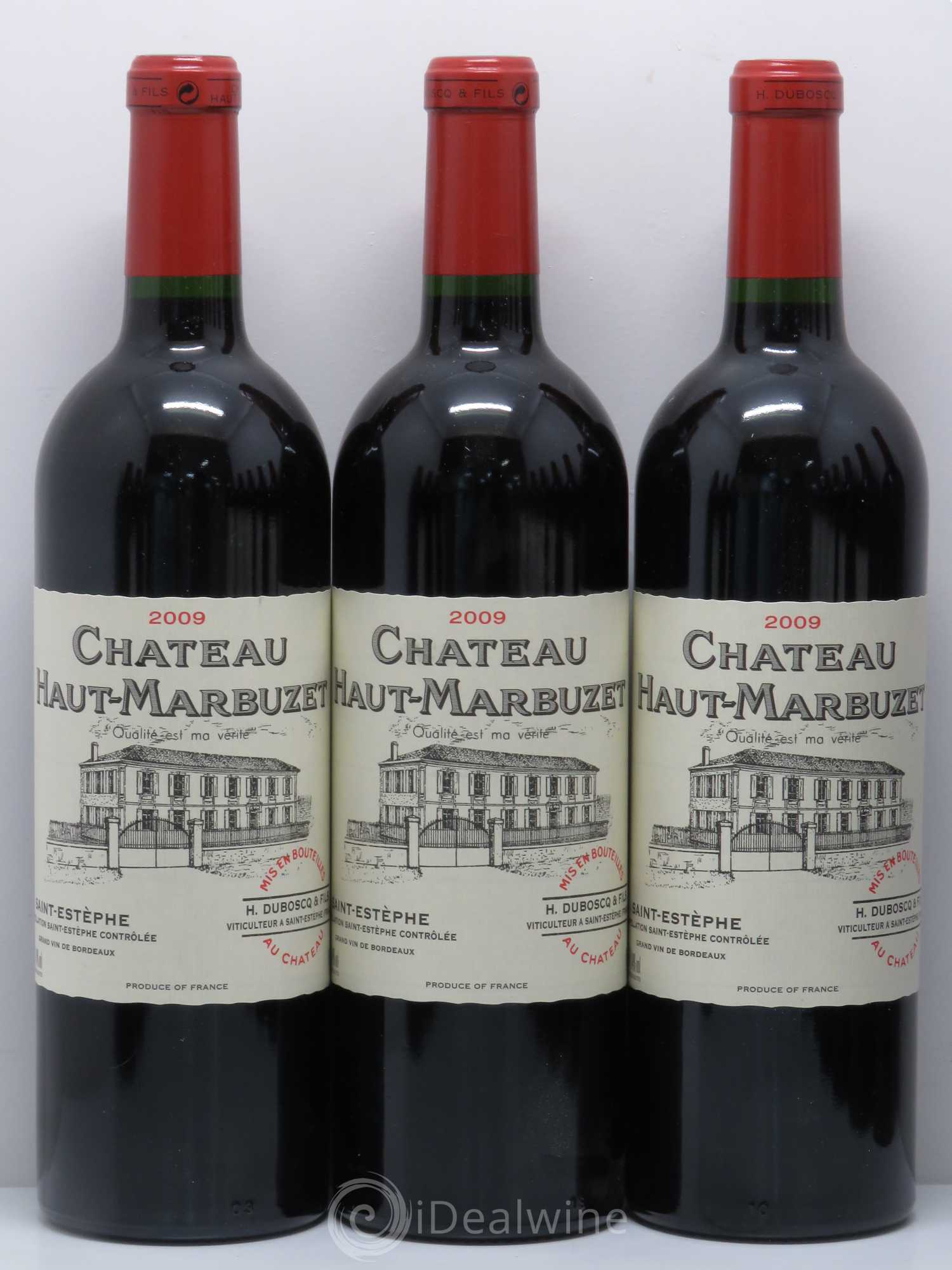 Château Haut Marbuzet 2009 - Lot de 12 bouteilles - 1