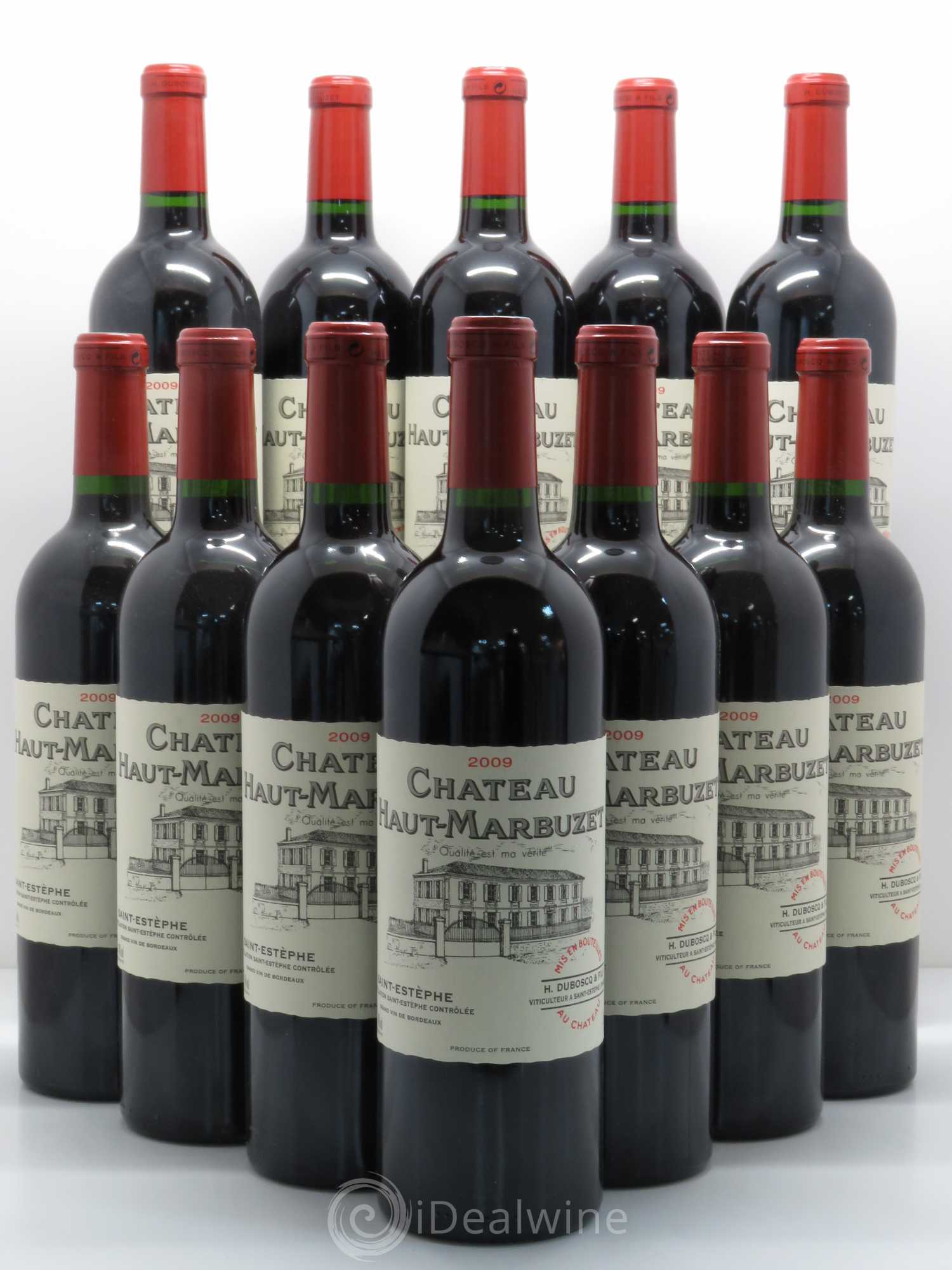 Château Haut Marbuzet 2009 - Lot de 12 bouteilles - 0