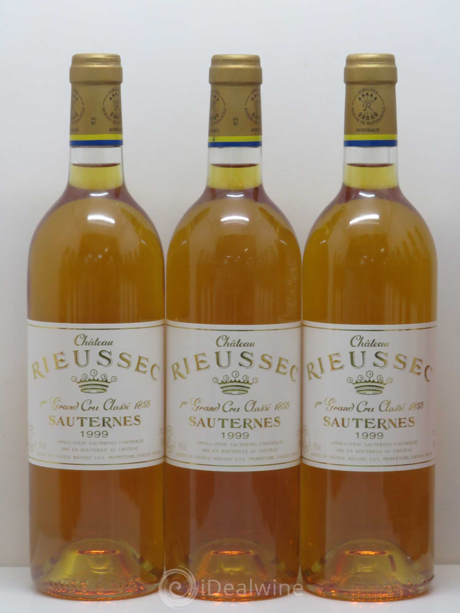Château Rieussec 1er Grand Cru Classé 1999 - Lot de 12 bouteilles - 1
