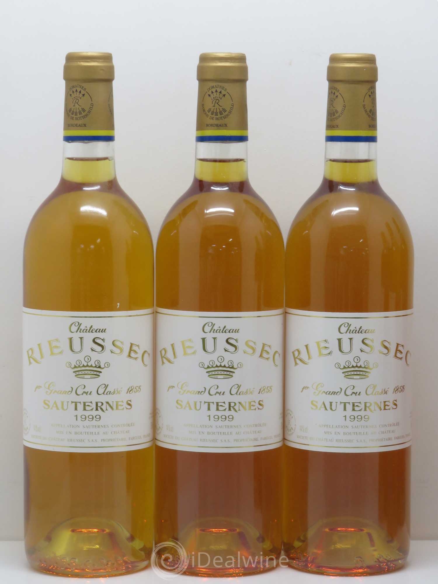 Château Rieussec 1er Grand Cru Classé 1999 - Lot de 12 bouteilles - 3