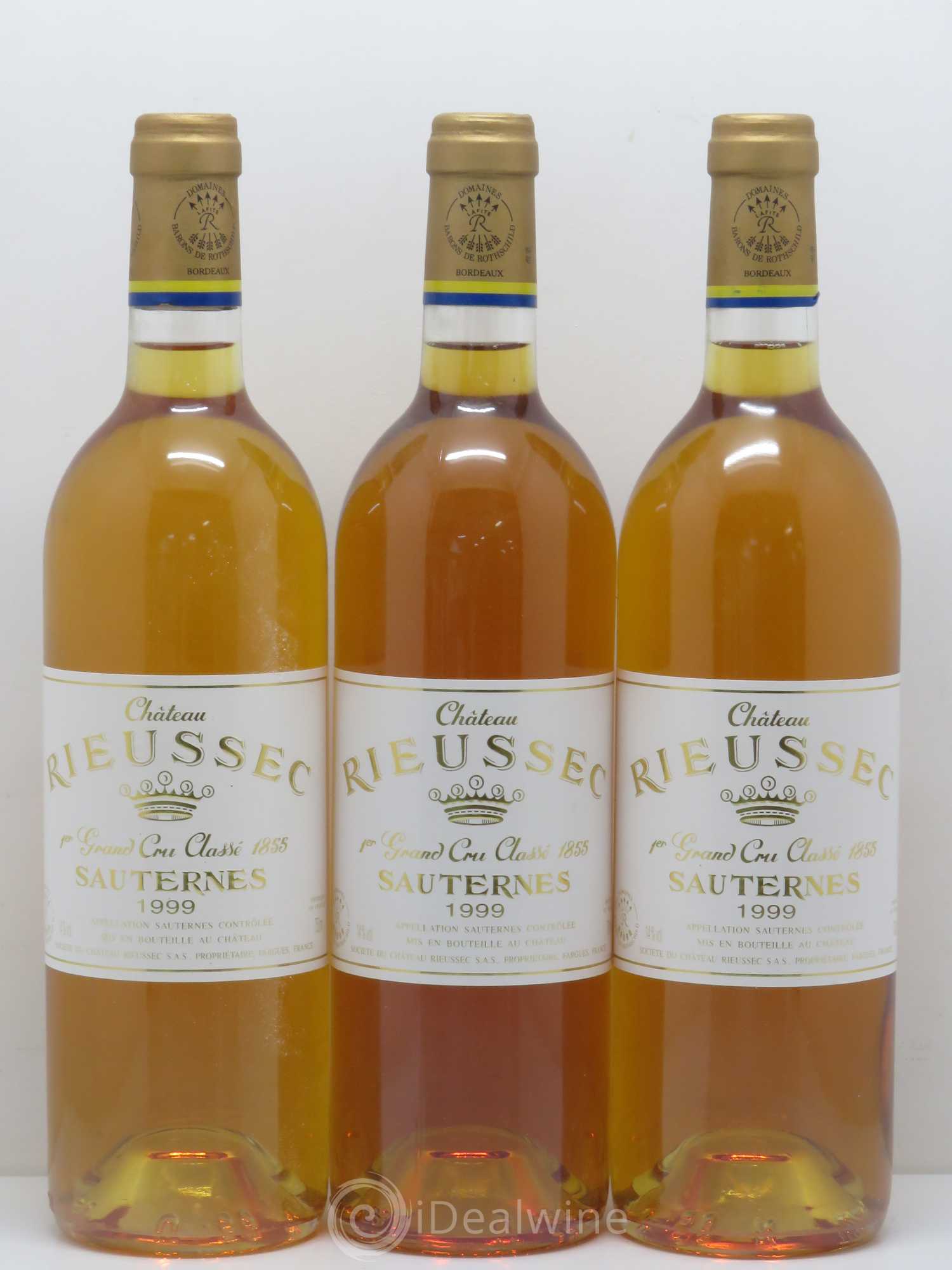 Château Rieussec 1er Grand Cru Classé 1999 - Lot de 12 bouteilles - 4