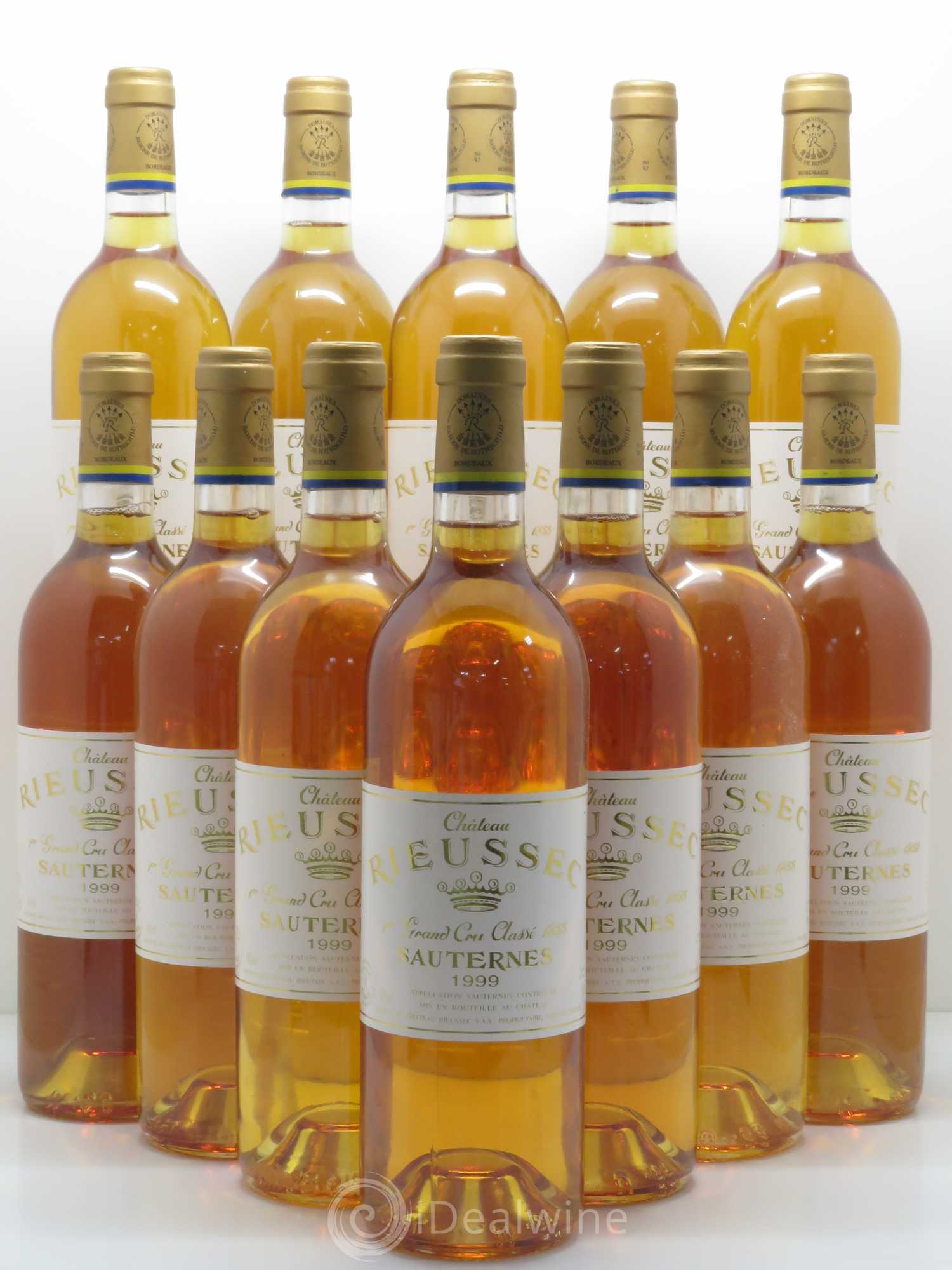 Château Rieussec 1er Grand Cru Classé 1999 - Lot de 12 bouteilles - 0
