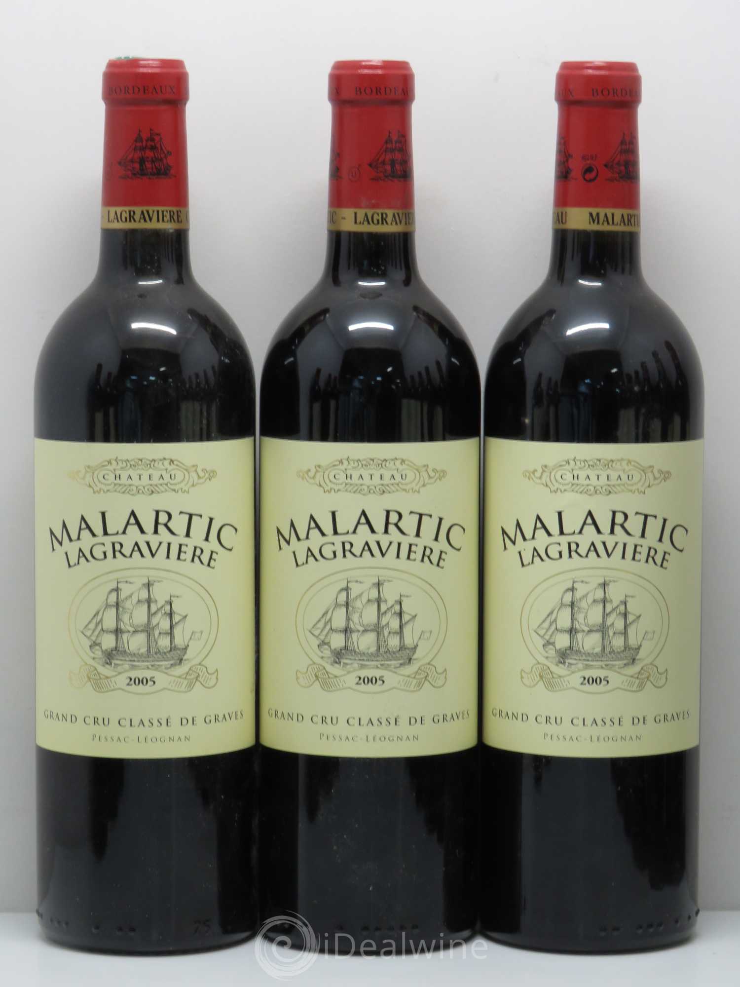 Château Malartic-Lagravière Cru Classé de Graves 2005 - Lot de 12 bouteilles - 1
