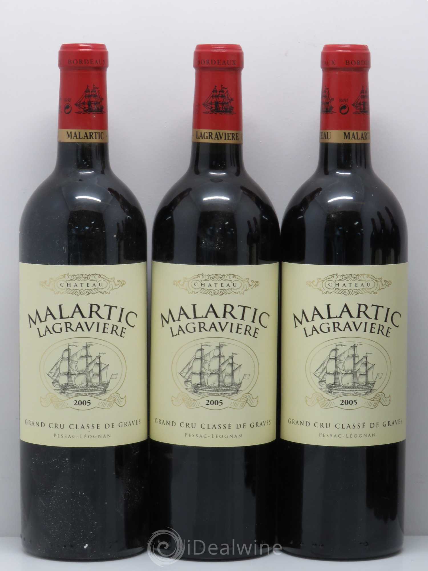 Château Malartic-Lagravière Cru Classé de Graves 2005 - Lot de 12 bouteilles - 3