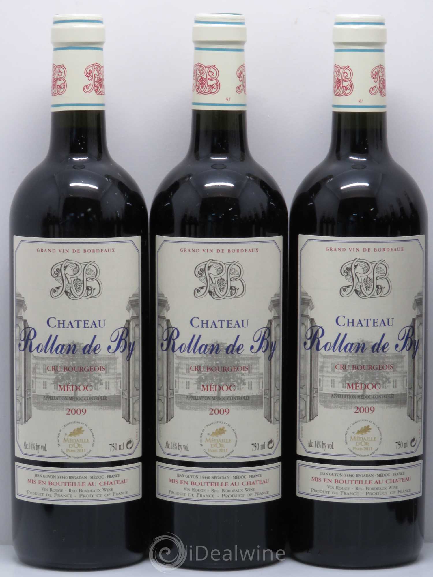 Château Rollan de By Cru Bourgeois 2009 - Lot de 12 bouteilles - 1