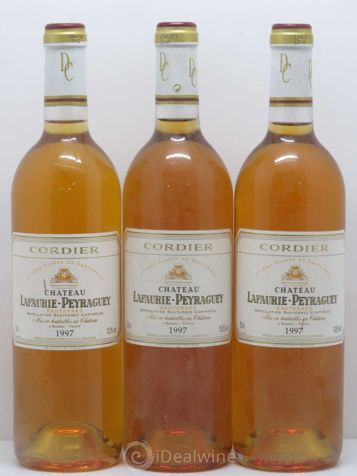Château Lafaurie-Peyraguey 1er Grand Cru Classé 1997 - Lotto di 6 bottiglie - 2