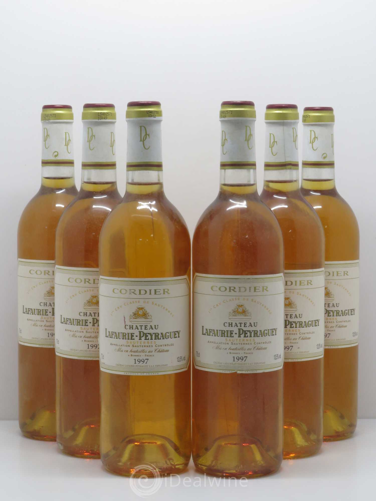 Château Lafaurie-Peyraguey 1er Grand Cru Classé 1997 - Lotto di 6 bottiglie - 0