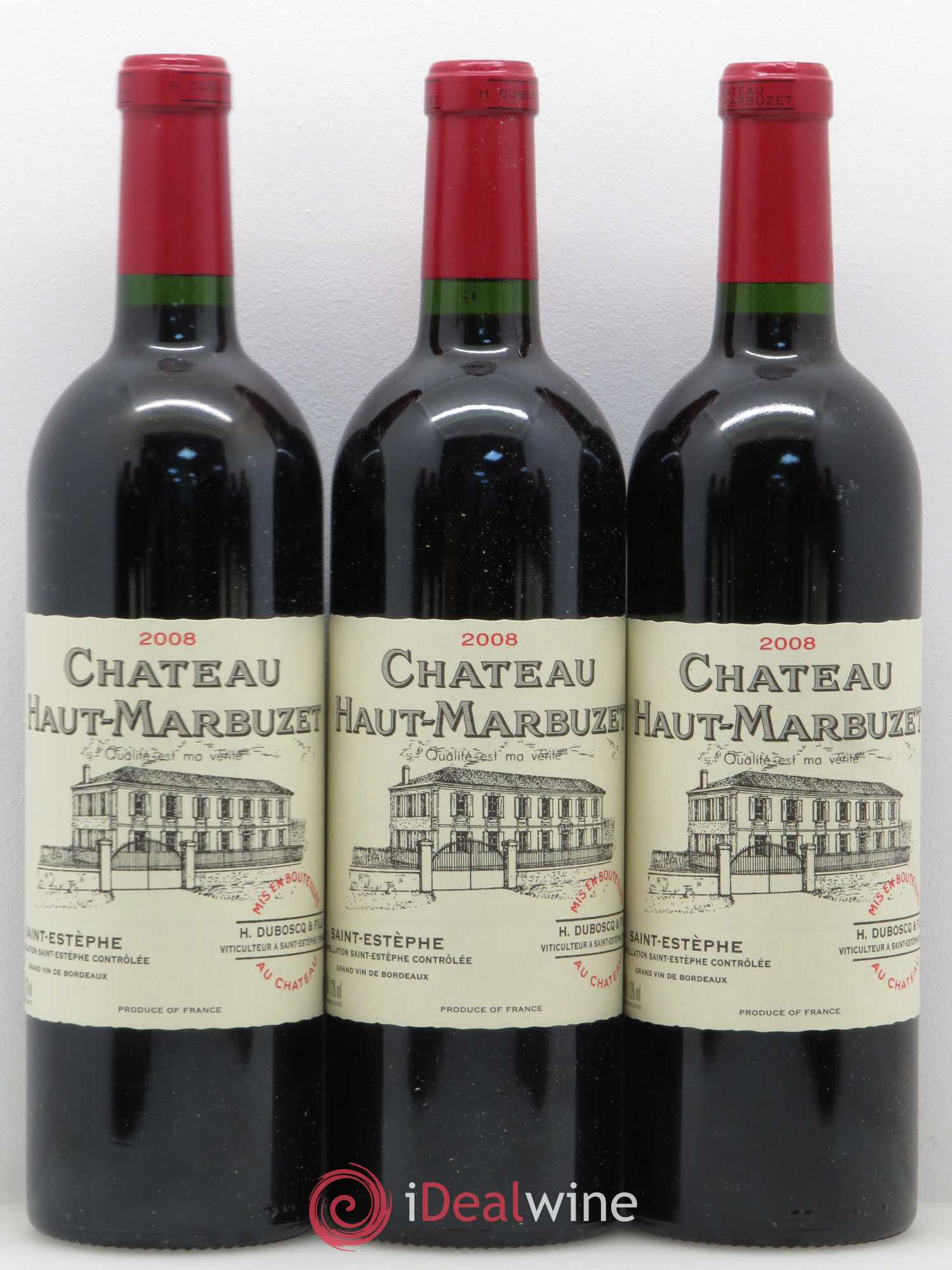 Château Haut Marbuzet 2008 - Lot de 12 bouteilles - 2