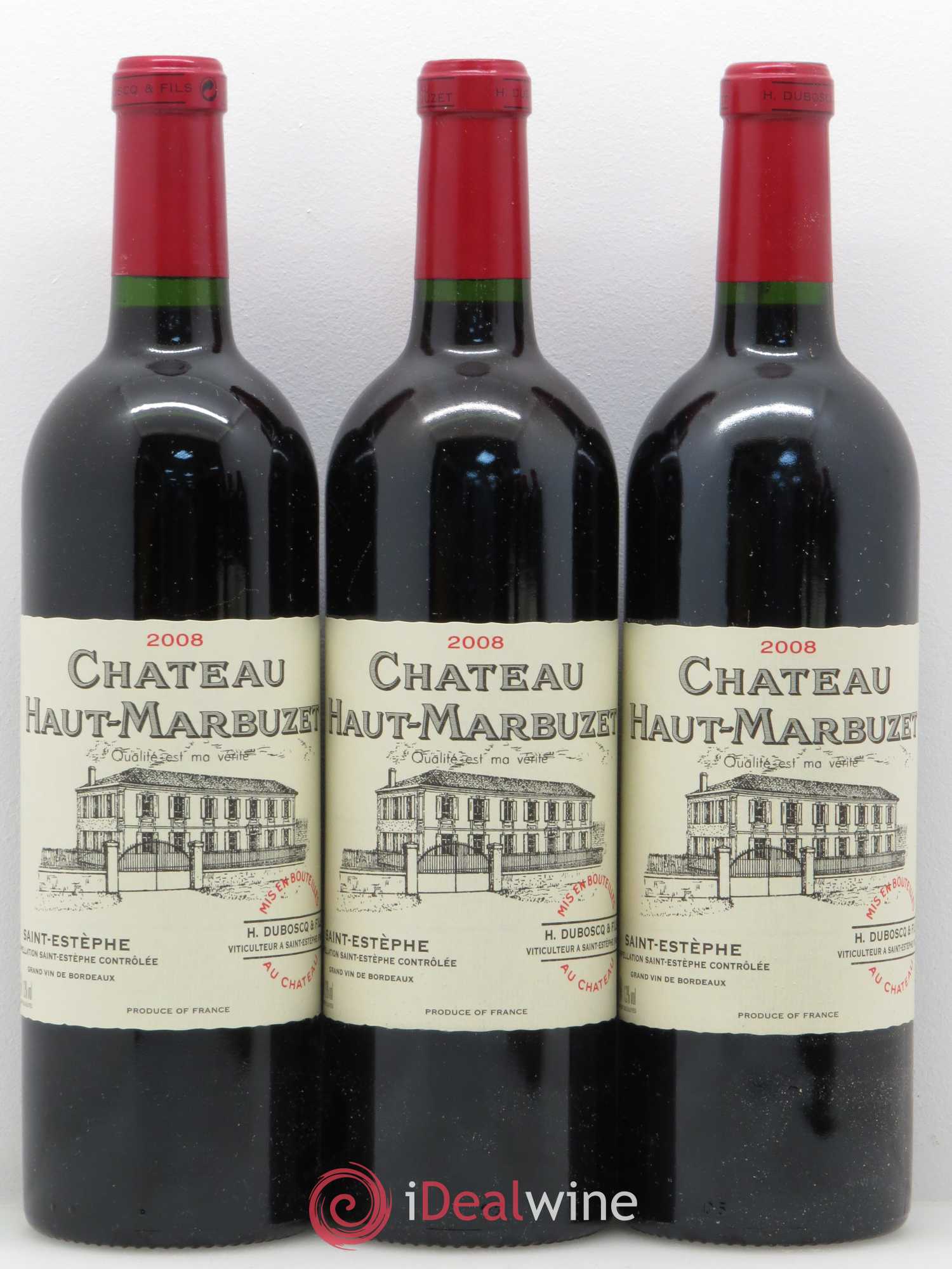 Château Haut Marbuzet 2008 - Lot de 12 bouteilles - 3