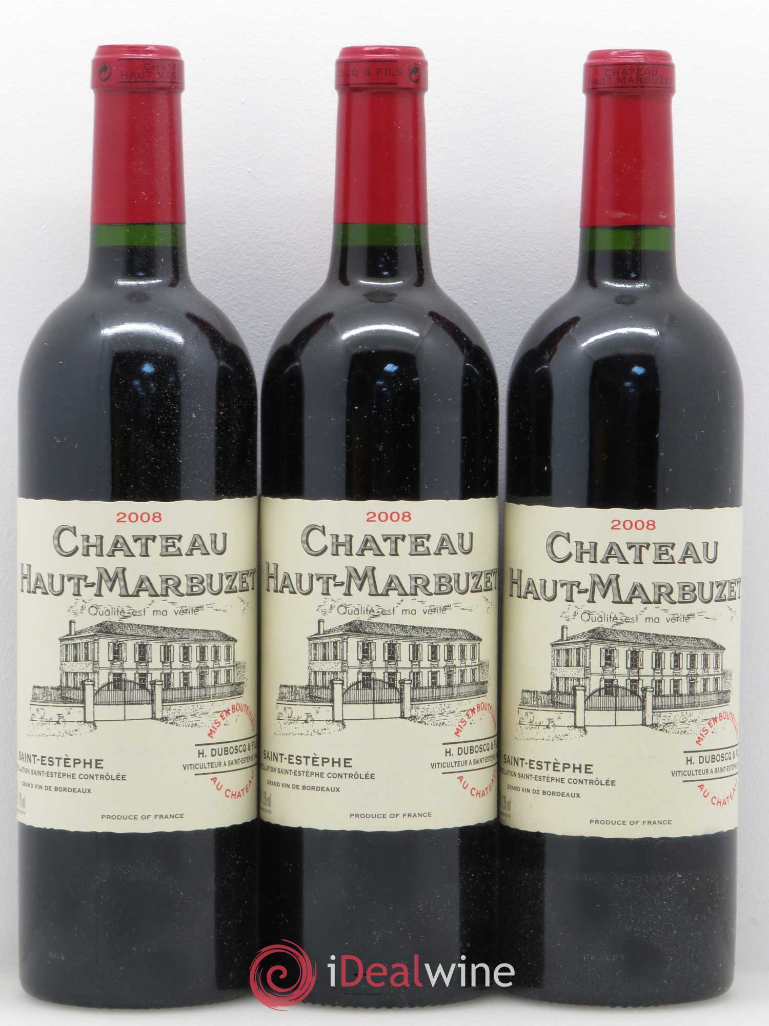 Château Haut Marbuzet 2008 - Lot de 12 bouteilles - 4