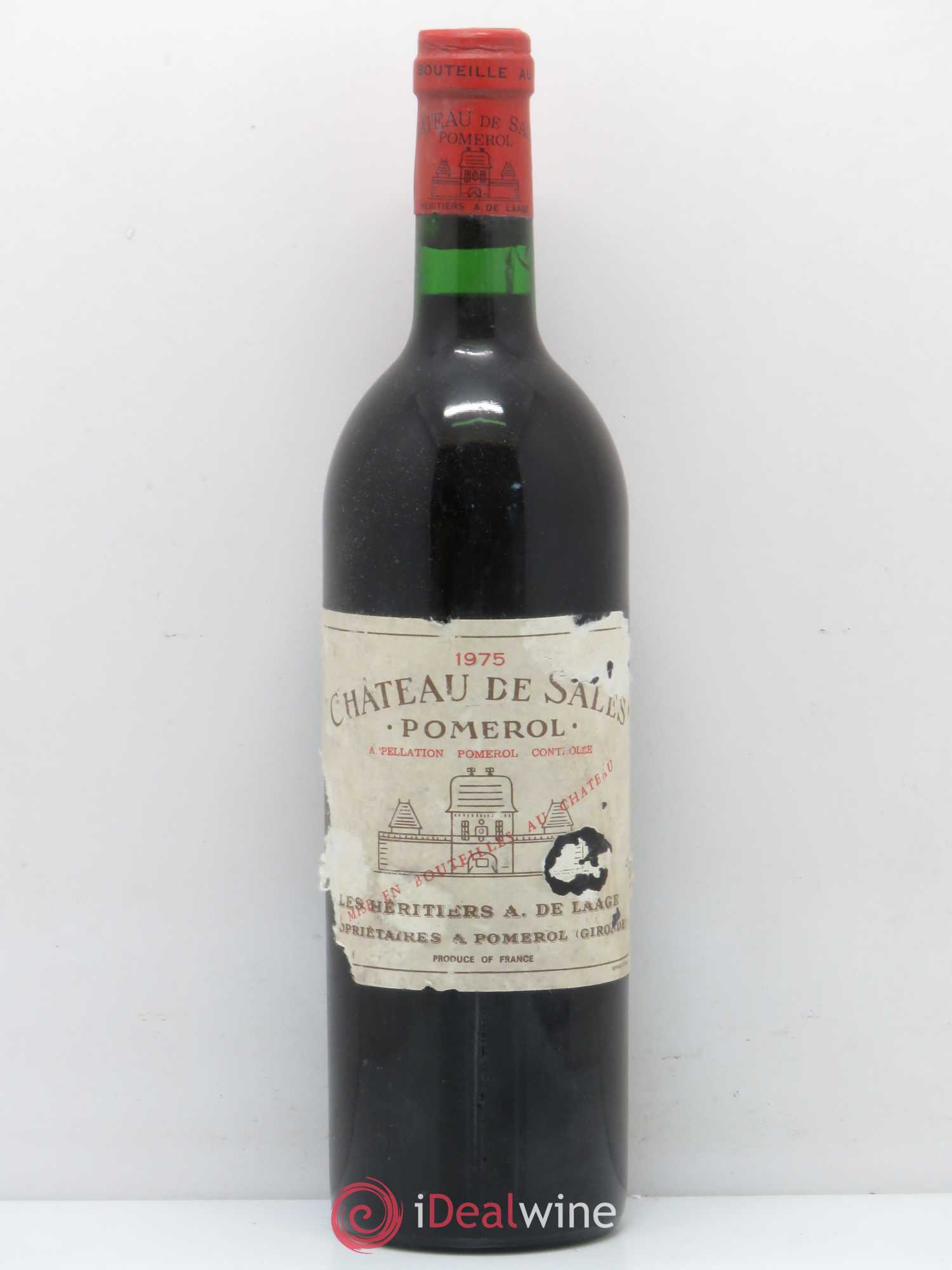 Château de Sales 1975 - Lot de 1 bouteille - 0