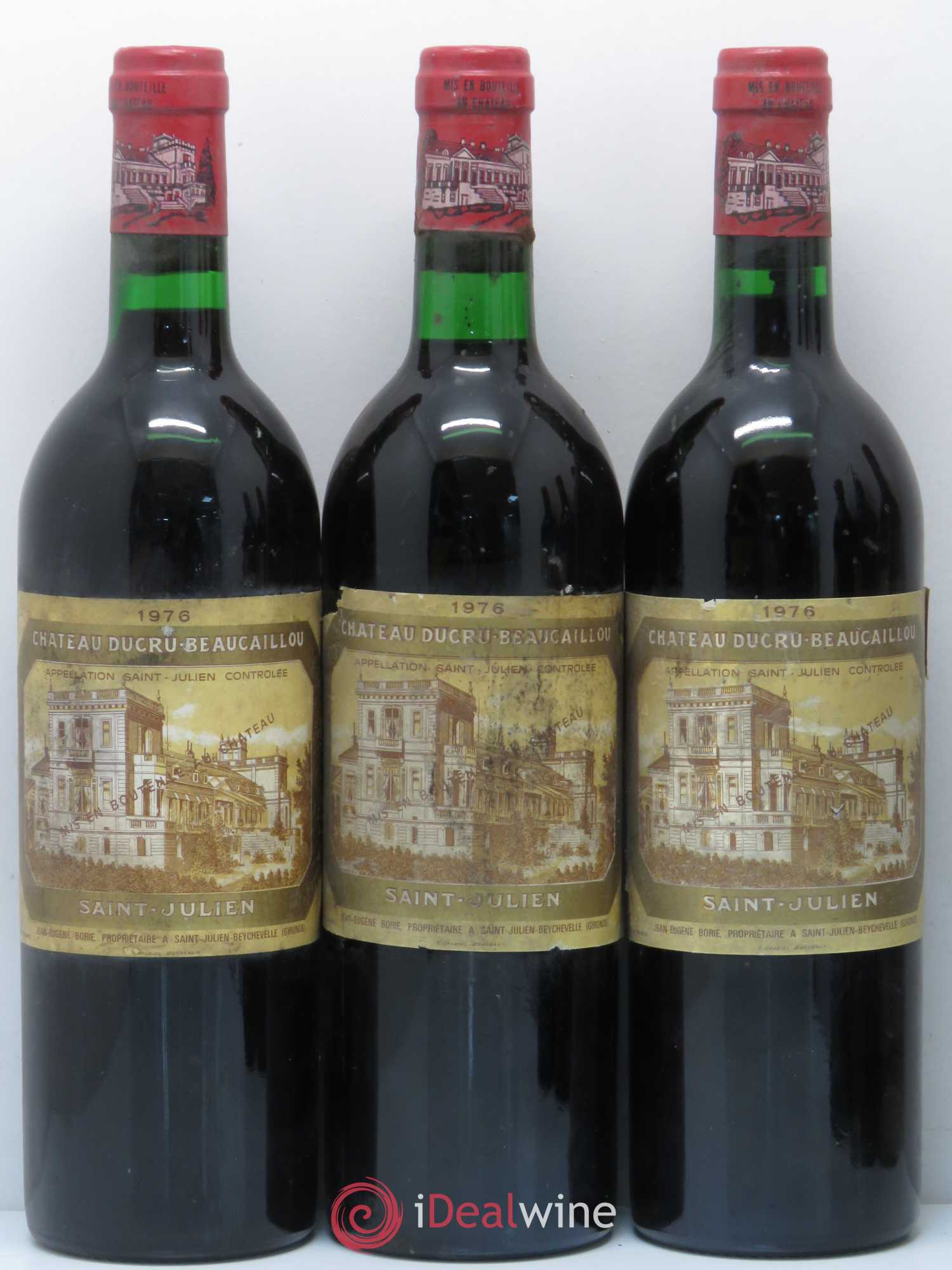 Château Ducru Beaucaillou 2ème Grand Cru Classé 1976 - Lot de 6 bouteilles - 1