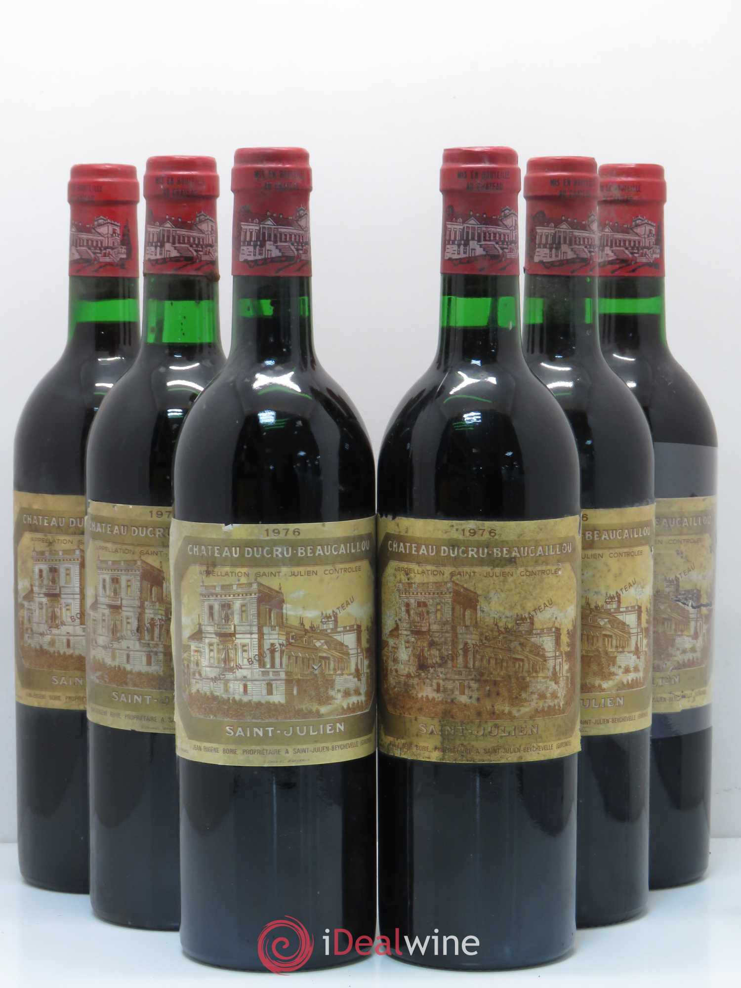 Château Ducru Beaucaillou 2ème Grand Cru Classé 1976 - Lot de 6 bouteilles - 0