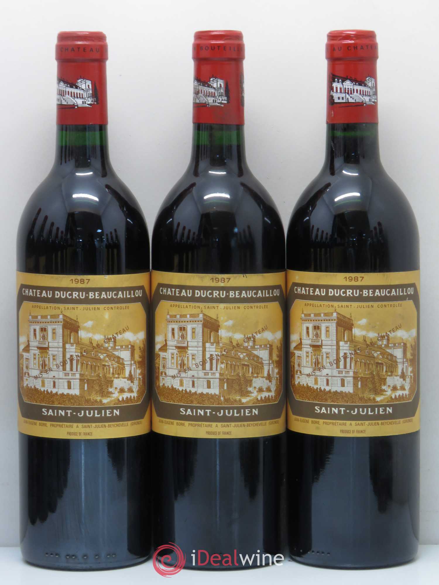 Château Ducru Beaucaillou 2ème Grand Cru Classé 1987 - Lot de 12 bouteilles - 1