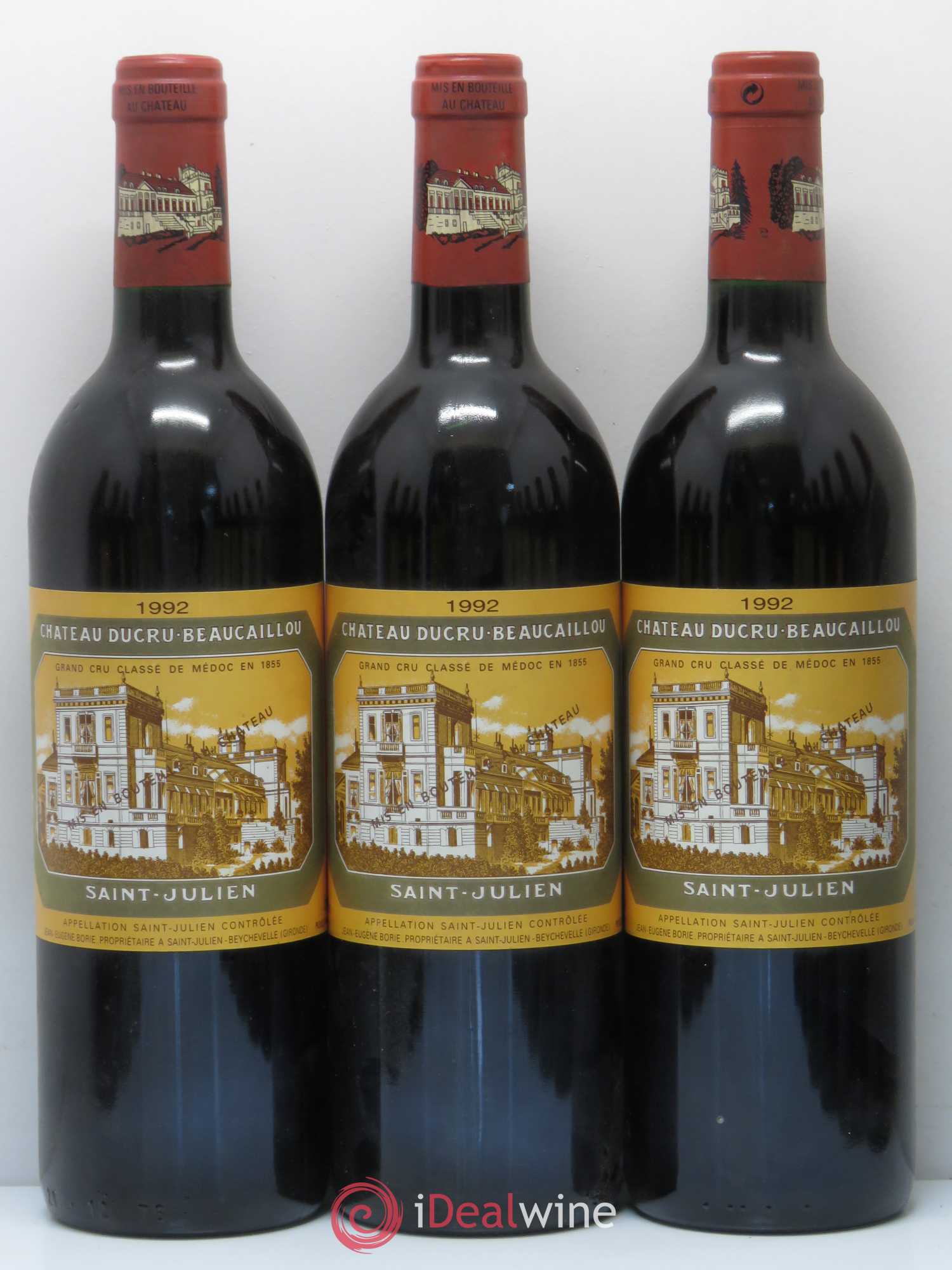 Château Ducru Beaucaillou 2ème Grand Cru Classé 1992 - Lot de 12 bouteilles - 1