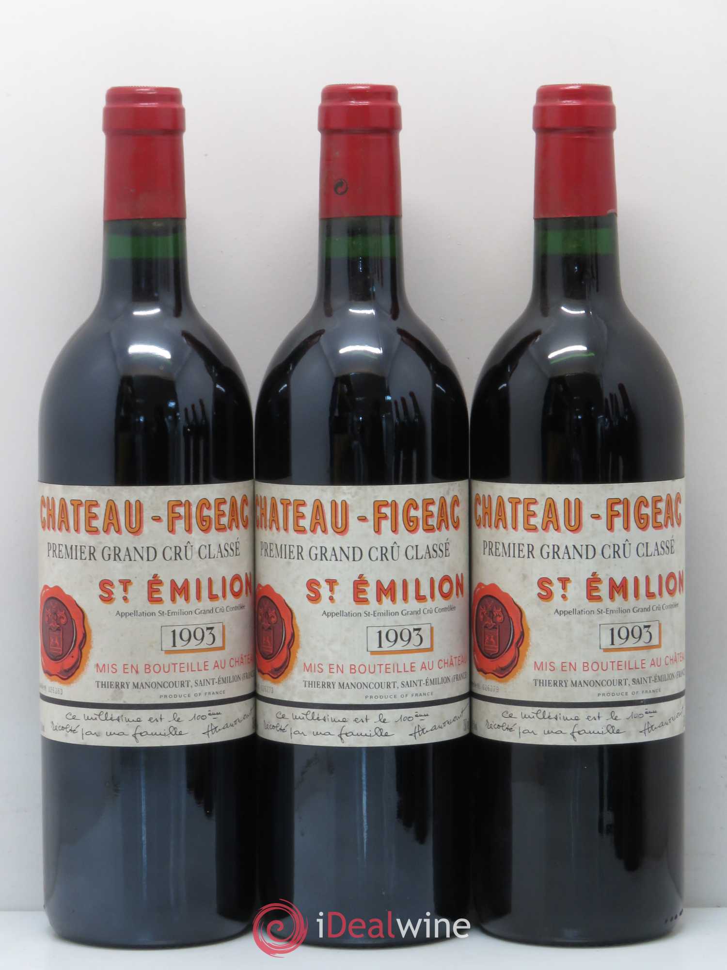 Château Figeac 1er Grand Cru Classé A 1993 - Lot de 6 bouteilles - 2