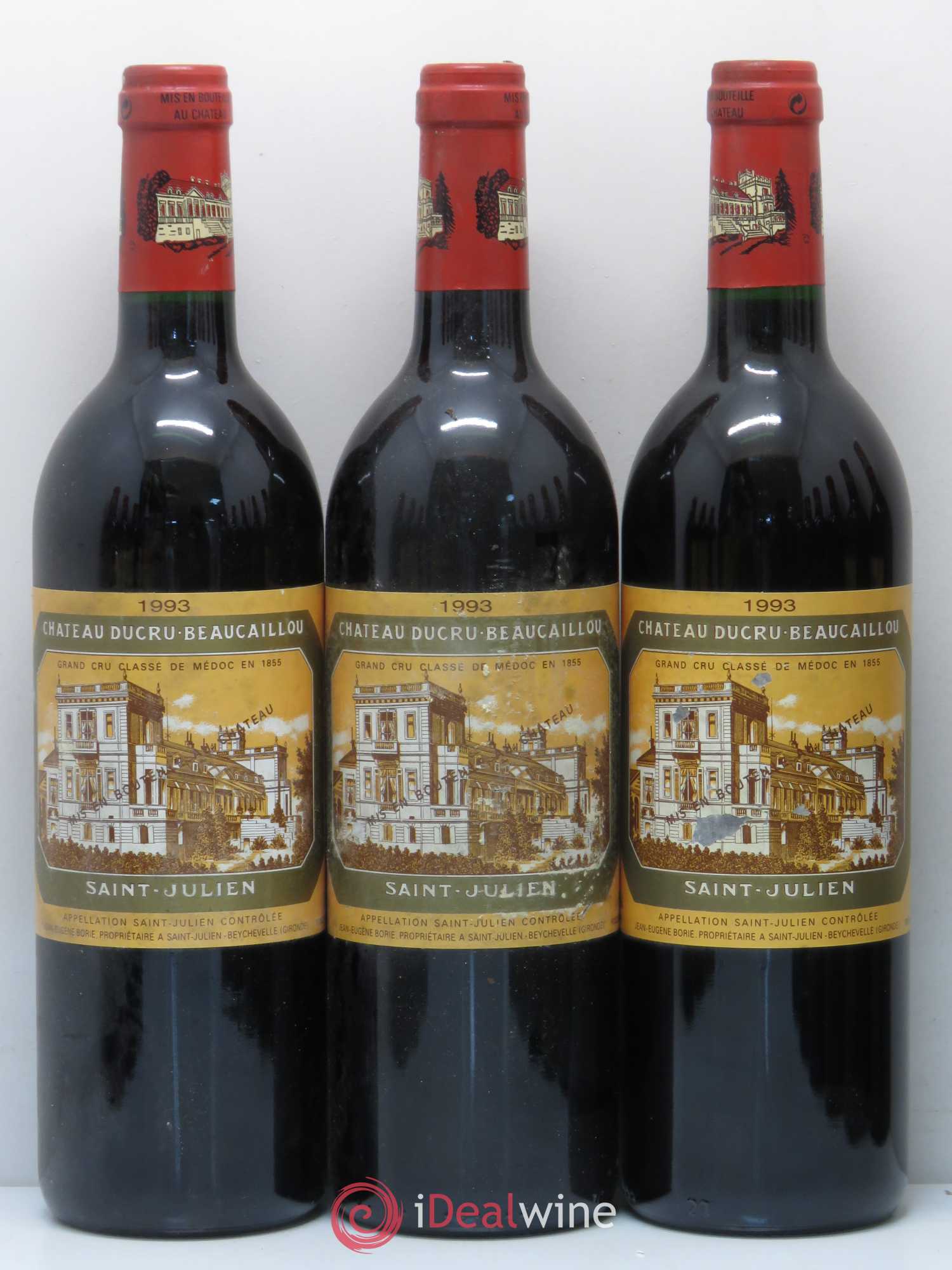Château Ducru Beaucaillou 2ème Grand Cru Classé 1993 - Lot de 12 bouteilles - 1