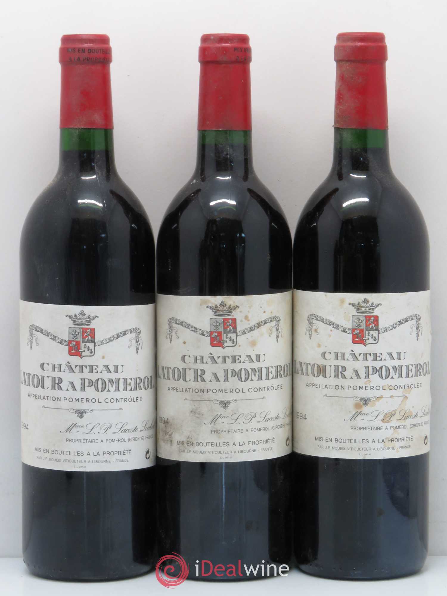 Château Latour à Pomerol 1994 - Lot de 5 bouteilles - 1