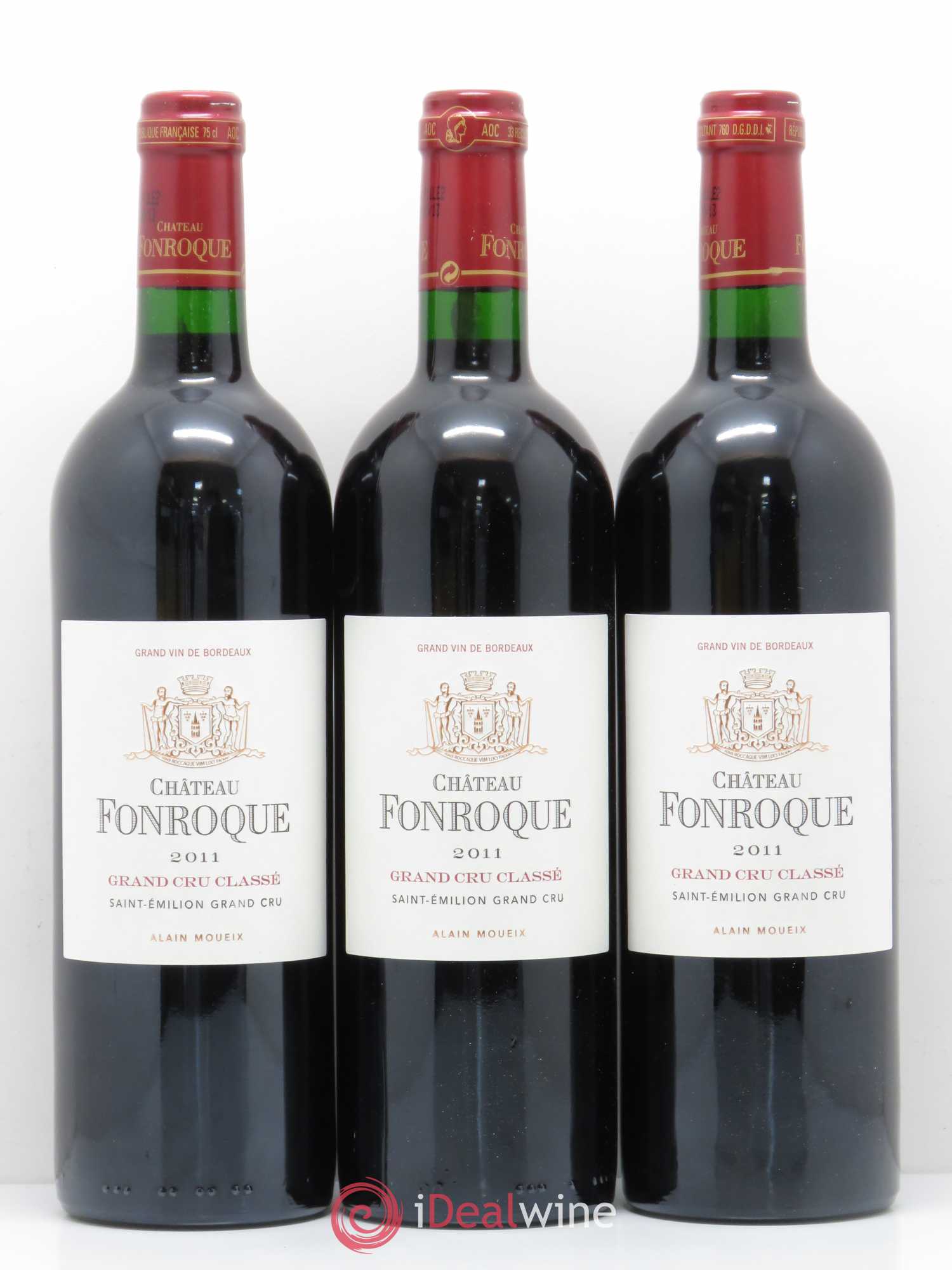Château Fonroque Grand Cru Classé 2011 - Lot de 12 bouteilles - 1