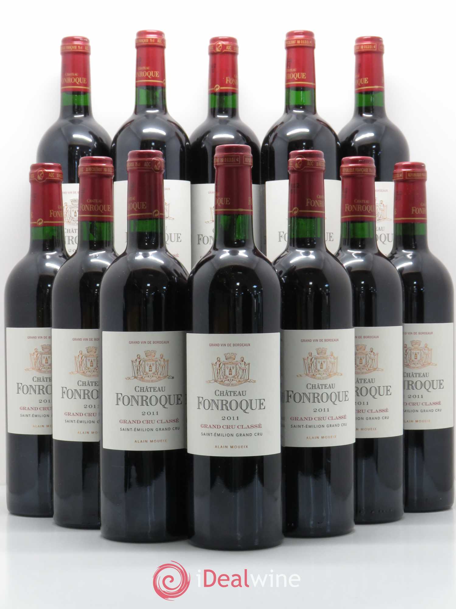 Château Fonroque Grand Cru Classé 2011 - Lot de 12 bouteilles - 0