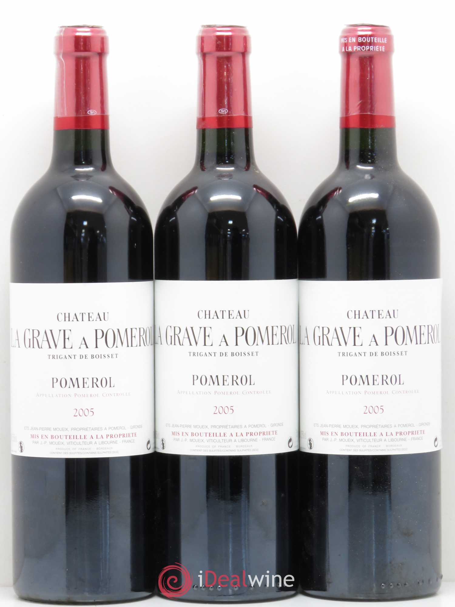 Château La Grave à Pomerol (Trigant de Boisset) 2005 - Lot de 12 bouteilles - 3