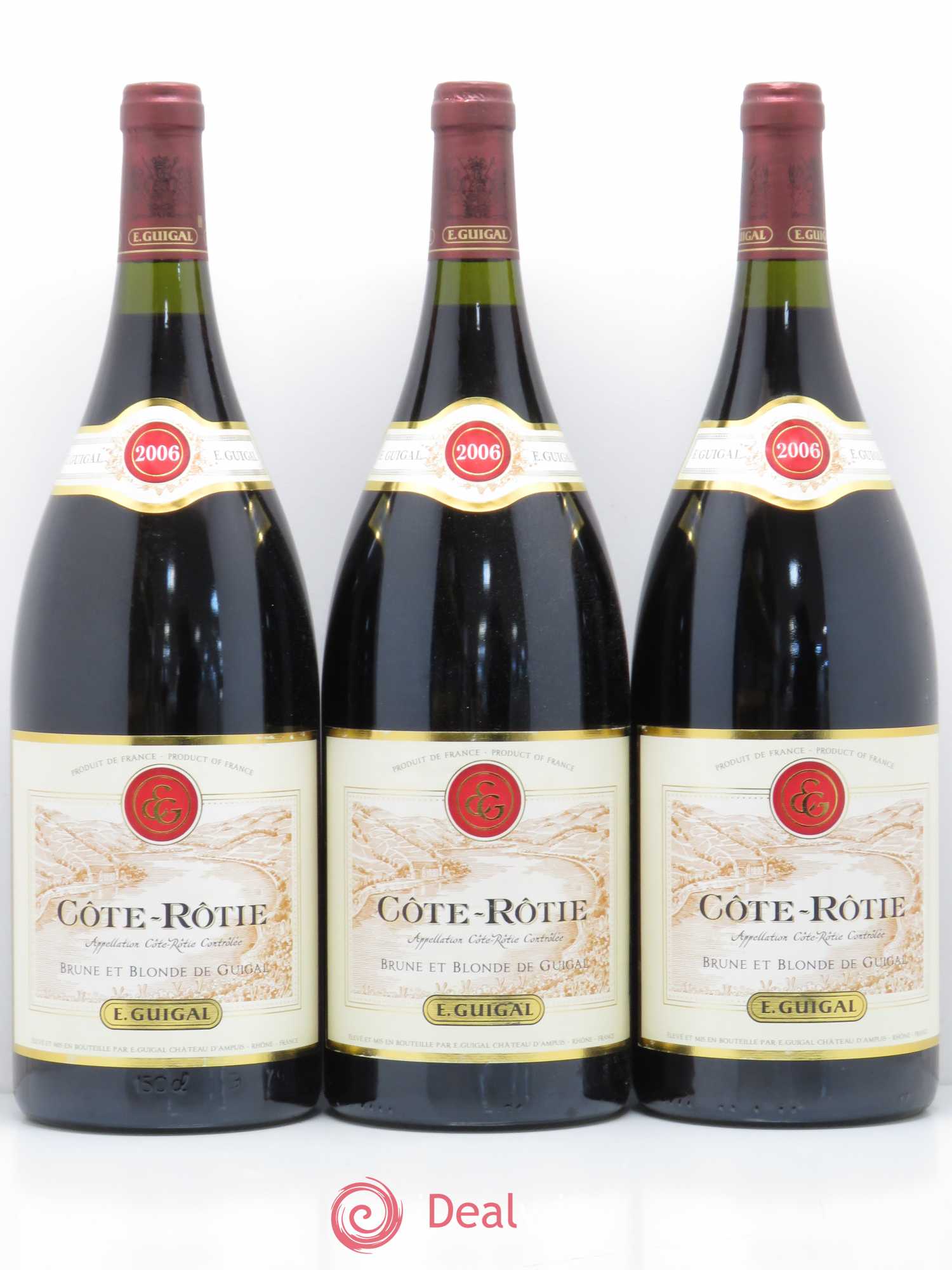 Côte-Rôtie Côtes Brune et Blonde Guigal 2006 - Lot de 3 magnums - 0