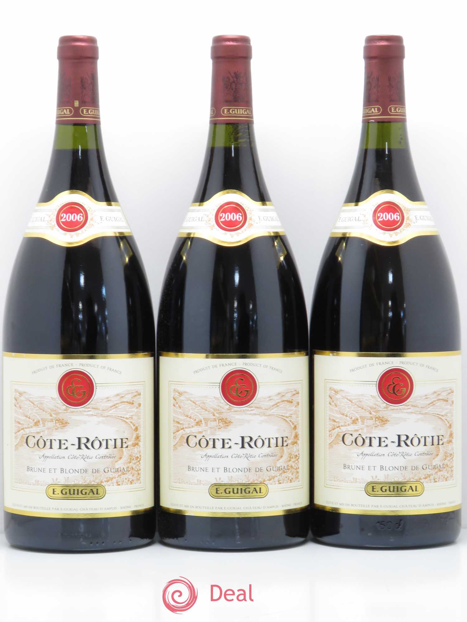 Côte-Rôtie Côtes Brune et Blonde Guigal 2006 - Lot de 3 magnums - 0
