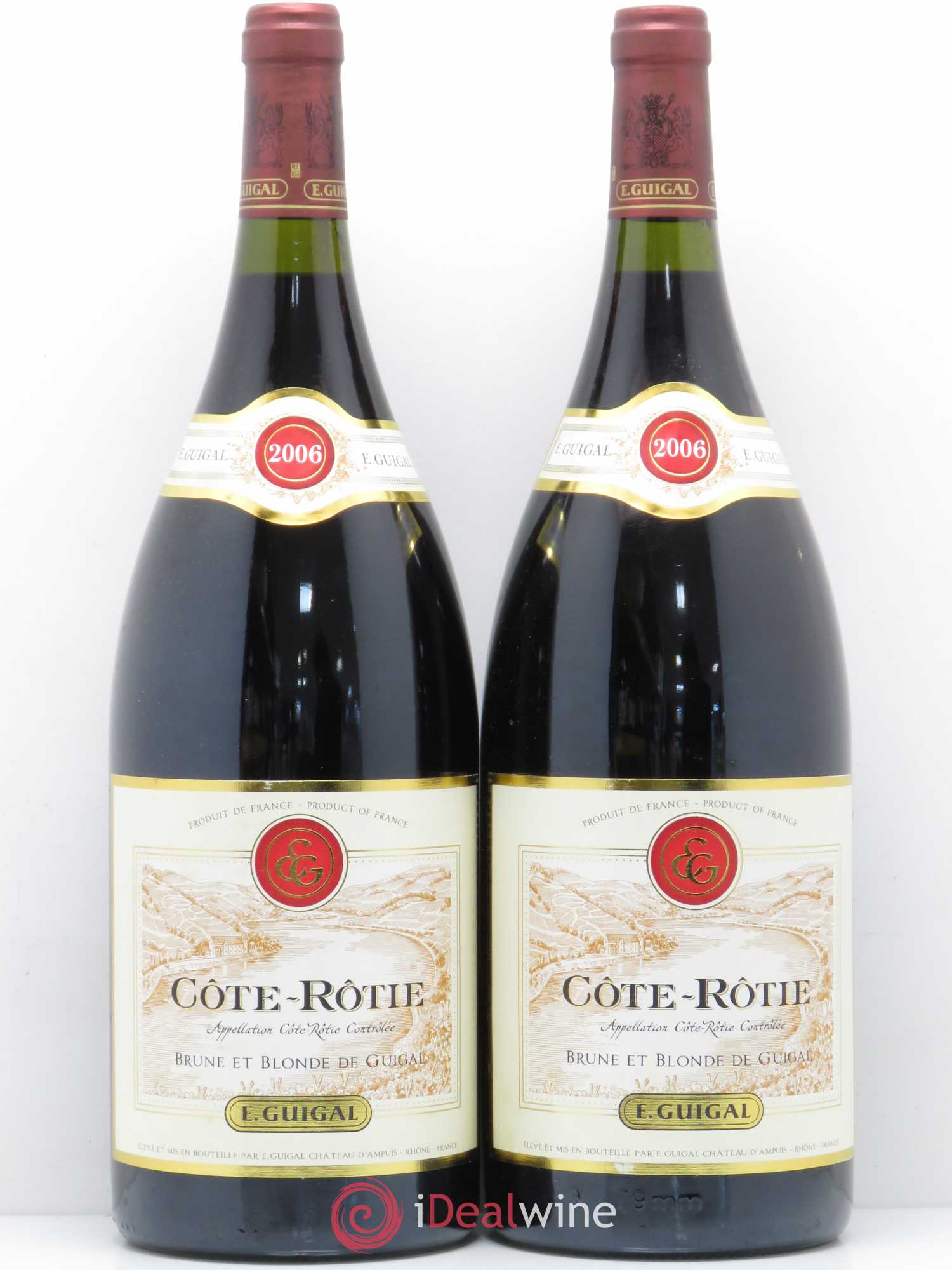 Côte-Rôtie Côtes Brune et Blonde Guigal 2006 - Lot de 2 magnums - 0