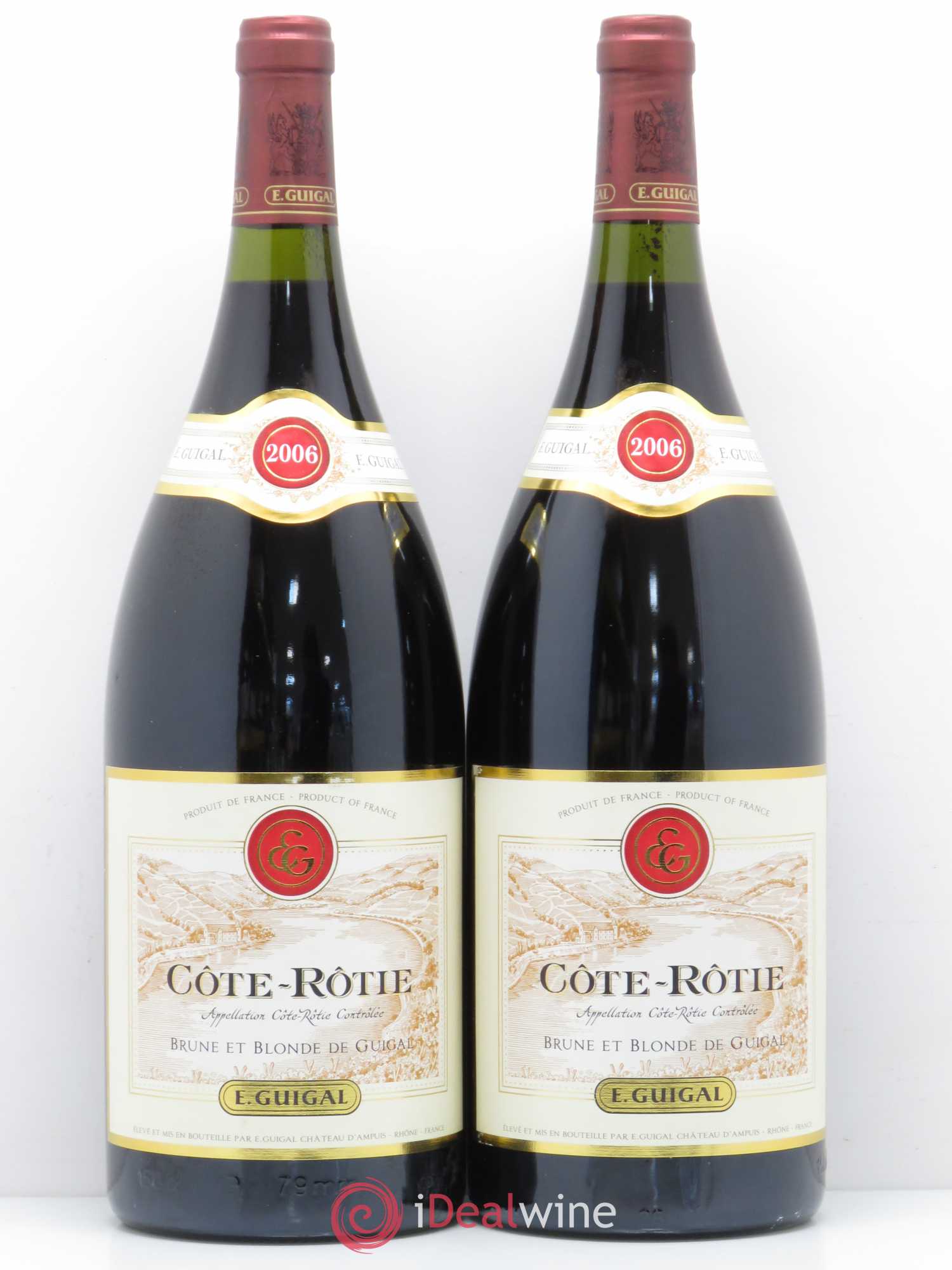 Côte-Rôtie Côtes Brune et Blonde Guigal 2006 - Lot de 2 magnums - 0