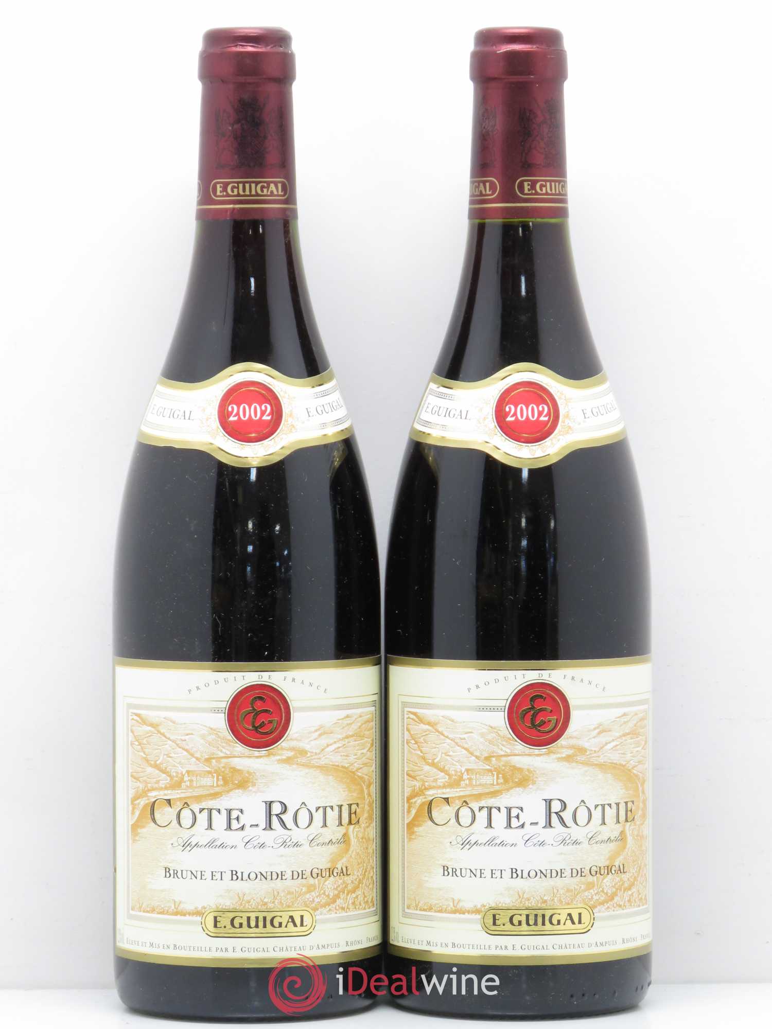 Côte-Rôtie Côtes Brune et Blonde Guigal (sans prix de réserve) 2002 - Lot de 5 bouteilles - 2