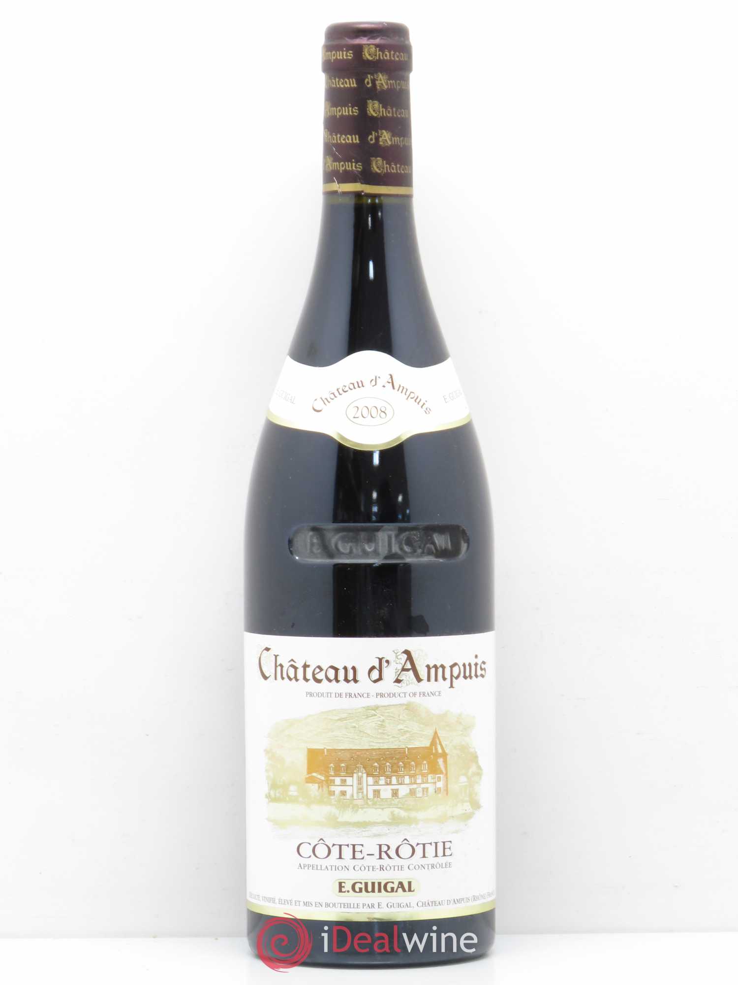Côte-Rôtie Château d'Ampuis Guigal 2008 - Lot de 1 bouteille - 0