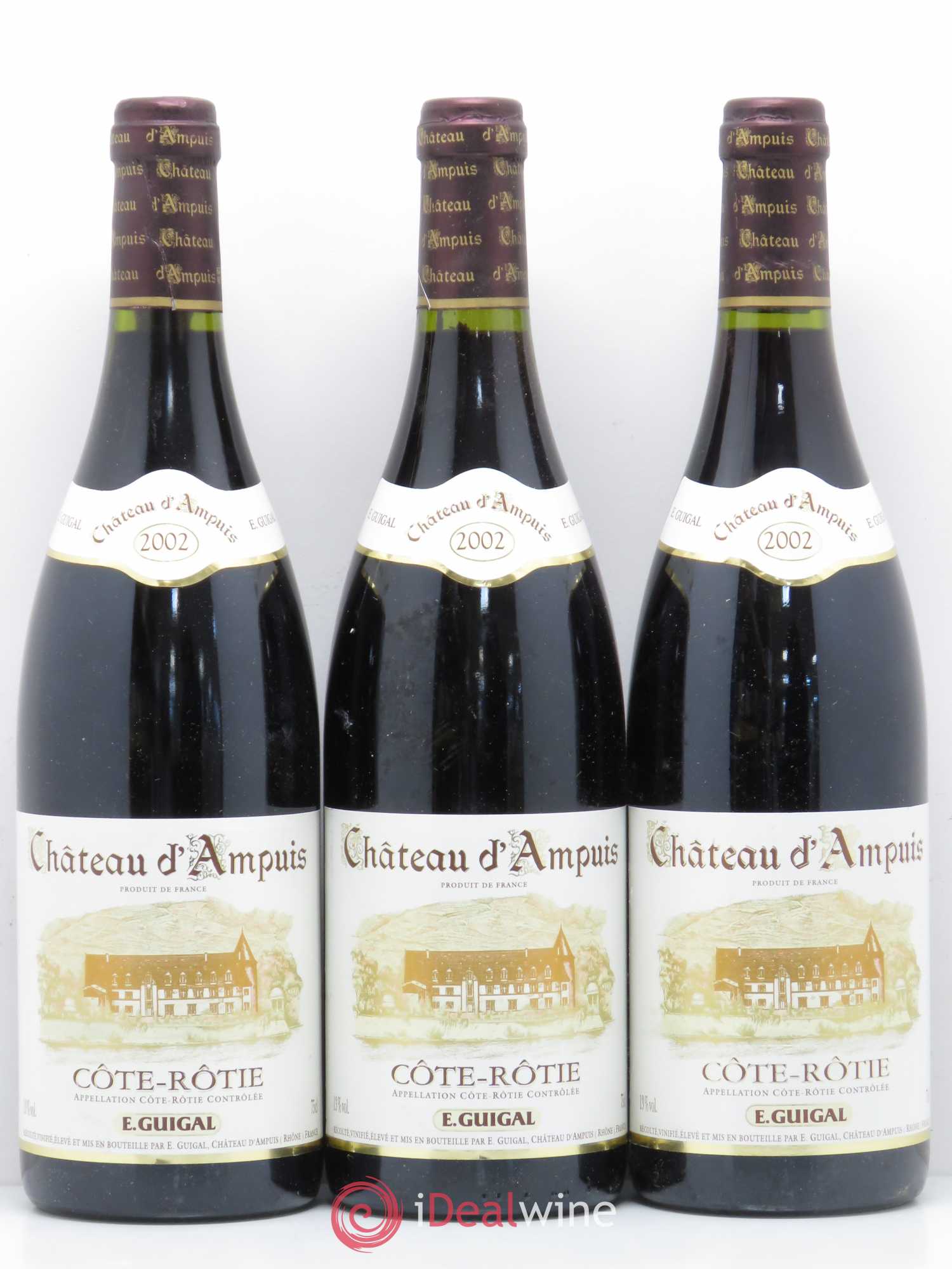 Côte-Rôtie Château d'Ampuis Guigal 2002 - Lot de 5 bouteilles - 1