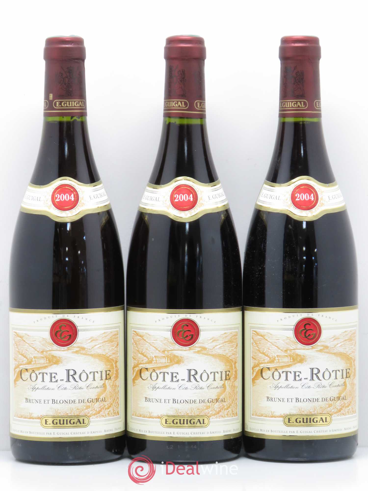 Côte-Rôtie Côtes Brune et Blonde Guigal 2004 - Lot de 6 bouteilles - 1
