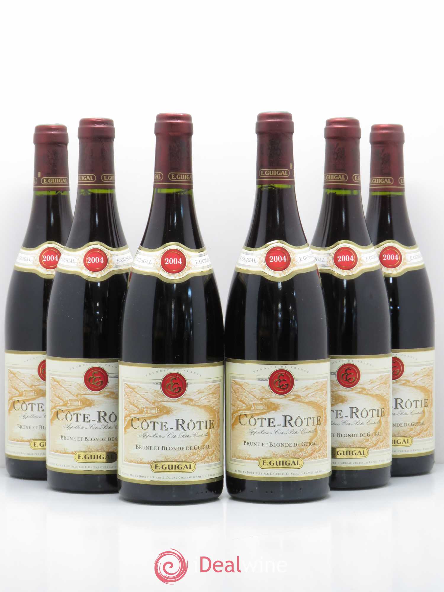 Côte-Rôtie Côtes Brune et Blonde Guigal 2004 - Lot de 6 bouteilles - 0