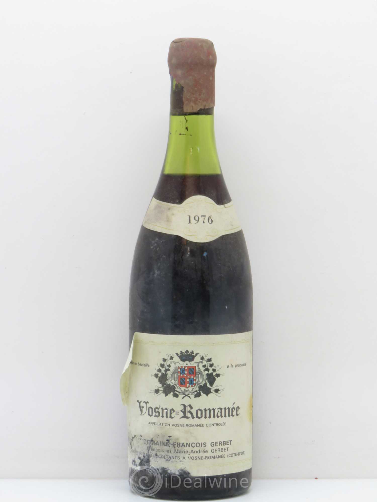 Vosne-Romanée Domaine François Gerbet 1976 - Lot de 1 bouteille - 0